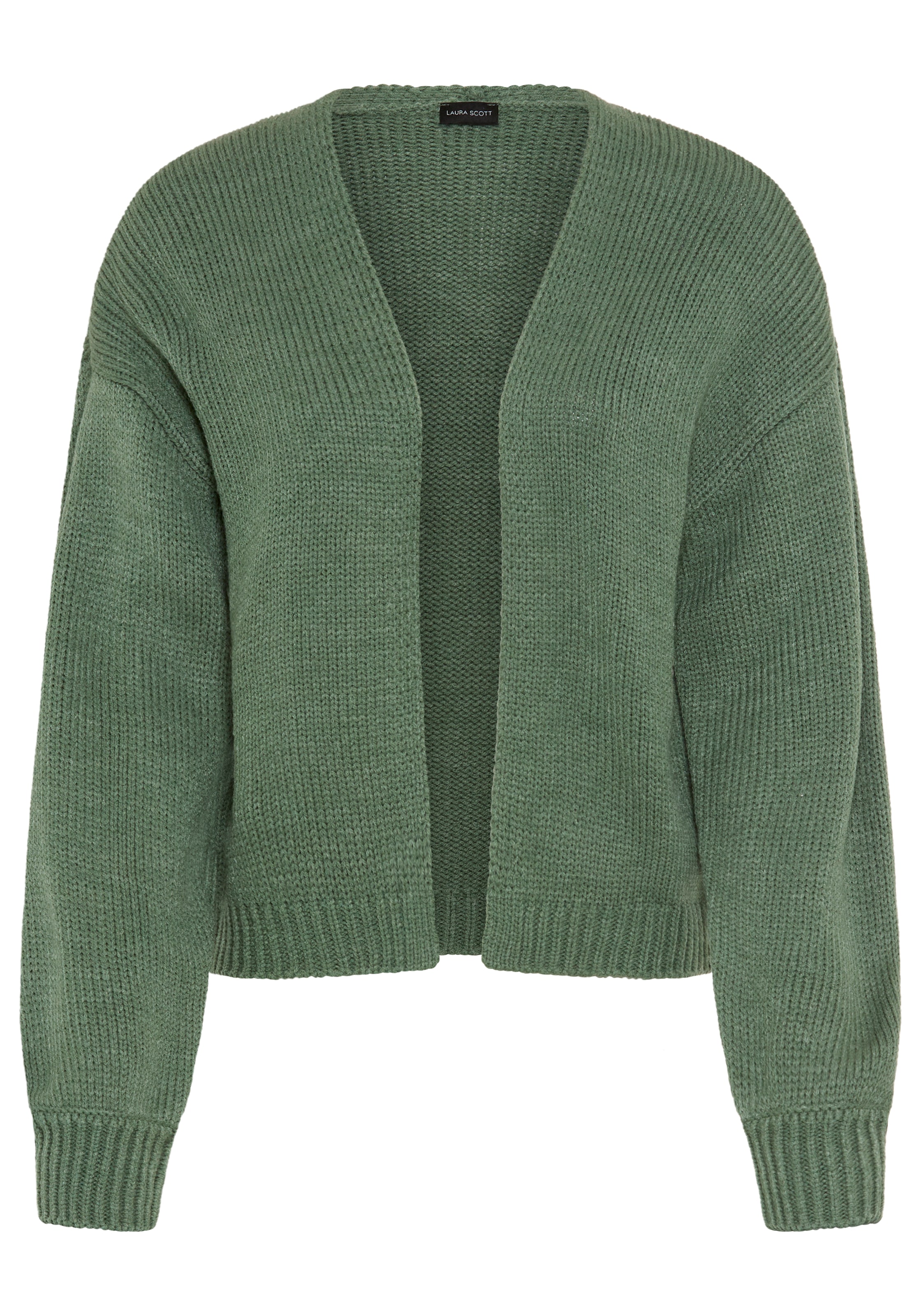 Laura Scott Strickjacke »mit Oversize-Passform« in melierter Optik