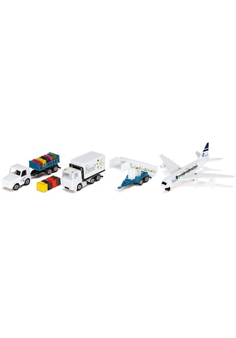 Spielzeug-Flugzeug »SIKU Super, Flughafen (6312)«, (Set, 6 tlg.)