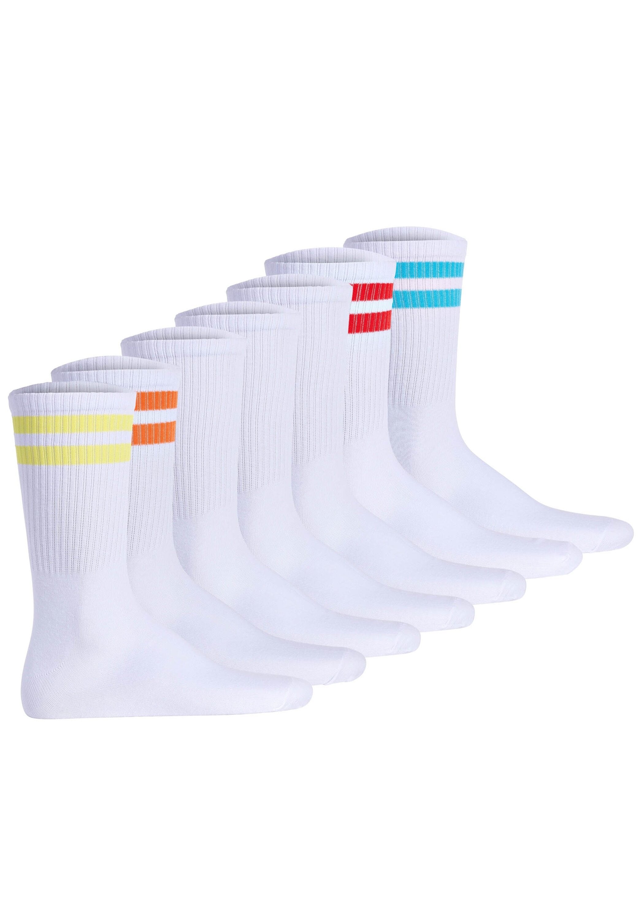 Socken »Socken JACELI STRIPES TENNIS SOCK 7 PACK 7er Pack«