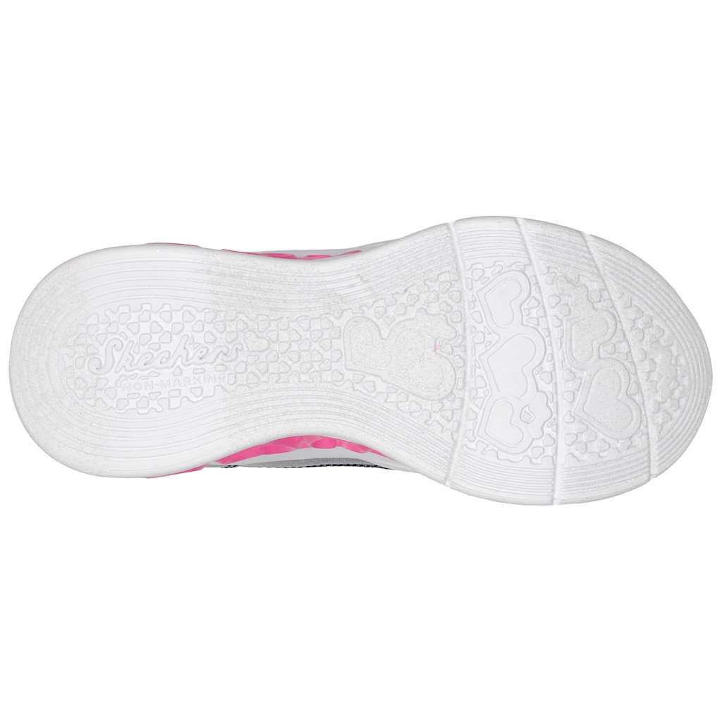 Skechers Kids Sneaker »FLUTTER HEART LIGHTS«, mit Blinkfunktion zum Ein- und Ausschalten
