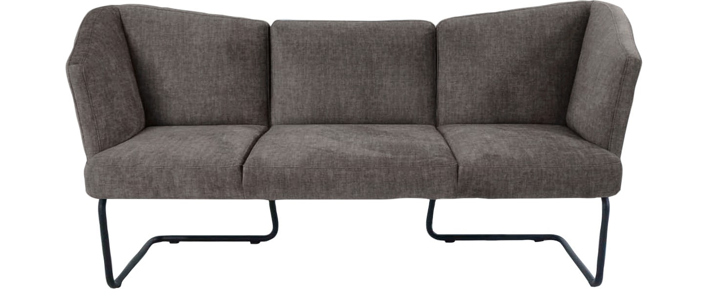 K+W Komfort & Wohnen Polsterbank »Mikkado Tube« in abgerundeter Form, Rundrohrkufe lang, in 2 Breiten 192 oder 242 cm