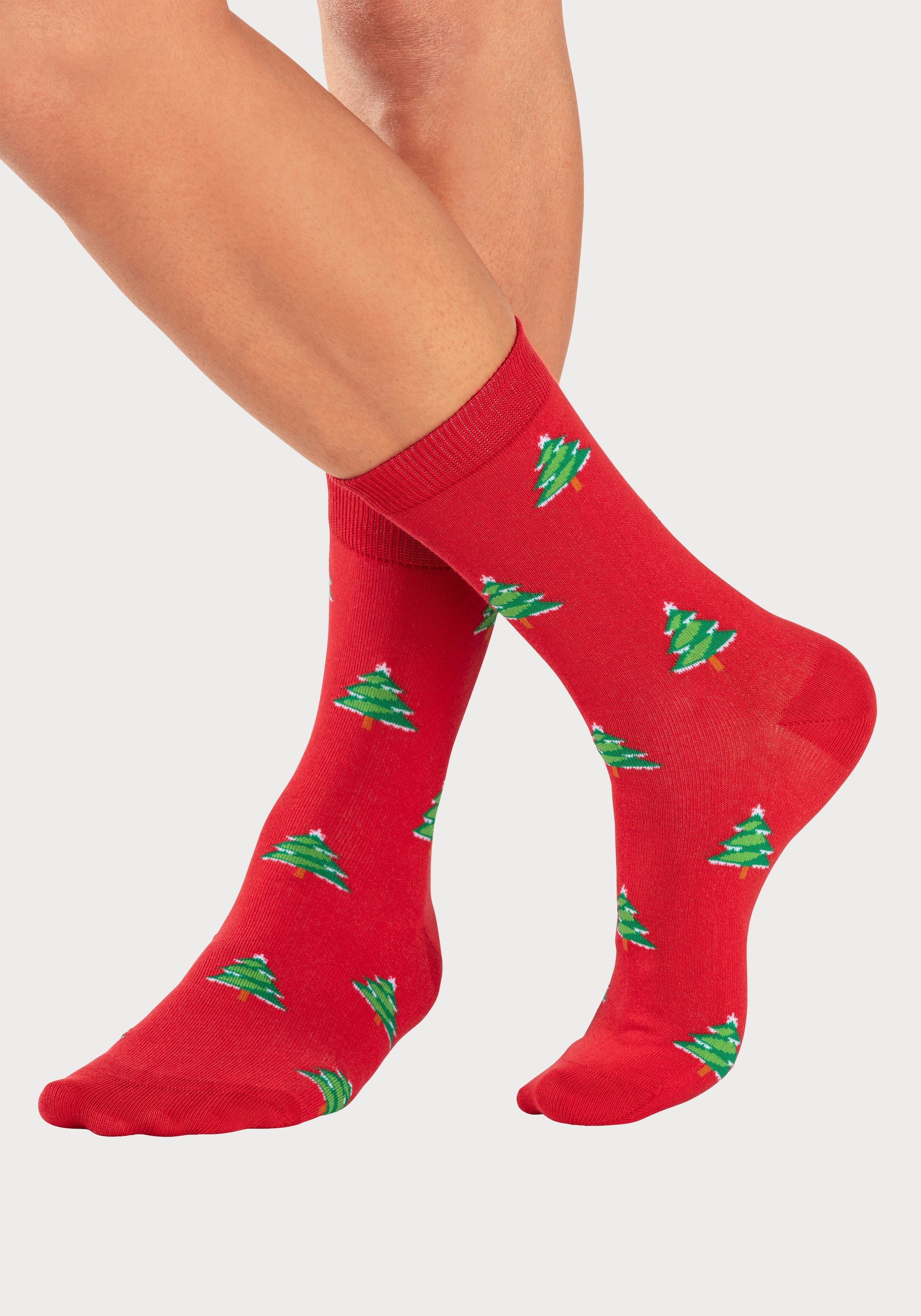 (3 bei Paar), OTTO unterschiedlichen Weihnachtsmotiven Devin online Socken, John mit