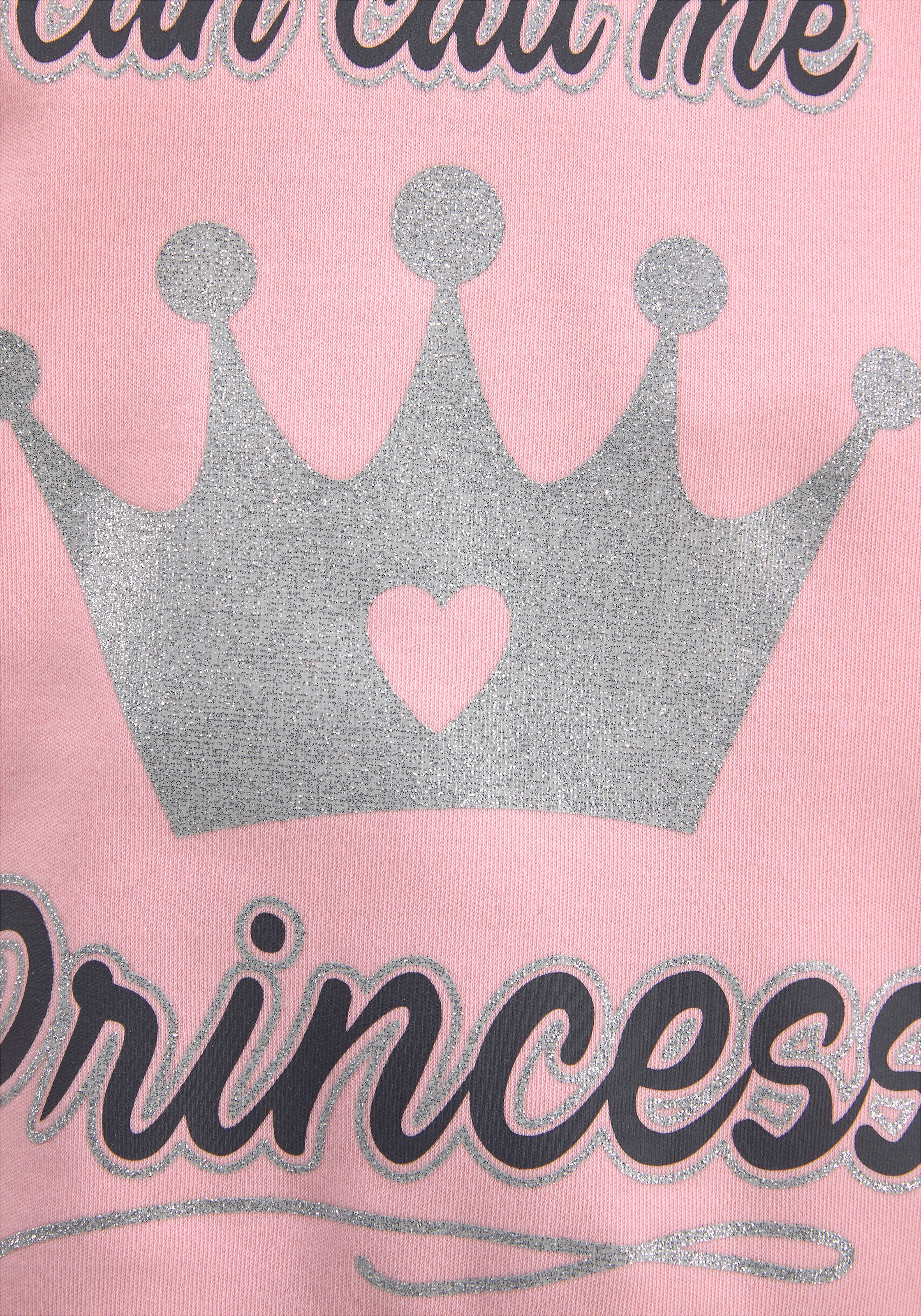 KIDSWORLD Langarmshirt »YOU CAN CALL ME PRINCESS«, mit niedlichem Glitzerprint