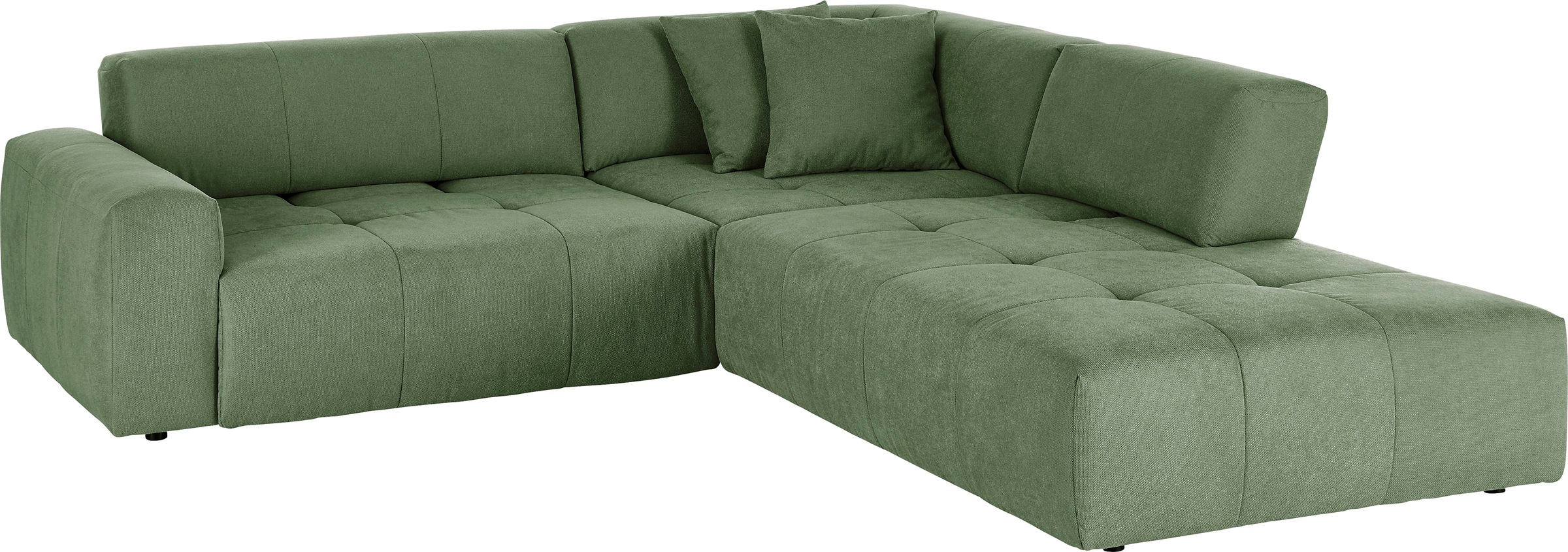 3C Candy Ecksofa »Yoshy Komfortsofa, bequem und modern, hochwertige Verarbeitungsdetails«, Zwei verschiedene Sitztiefen durch verstellbare Rückenlehne, L-Form