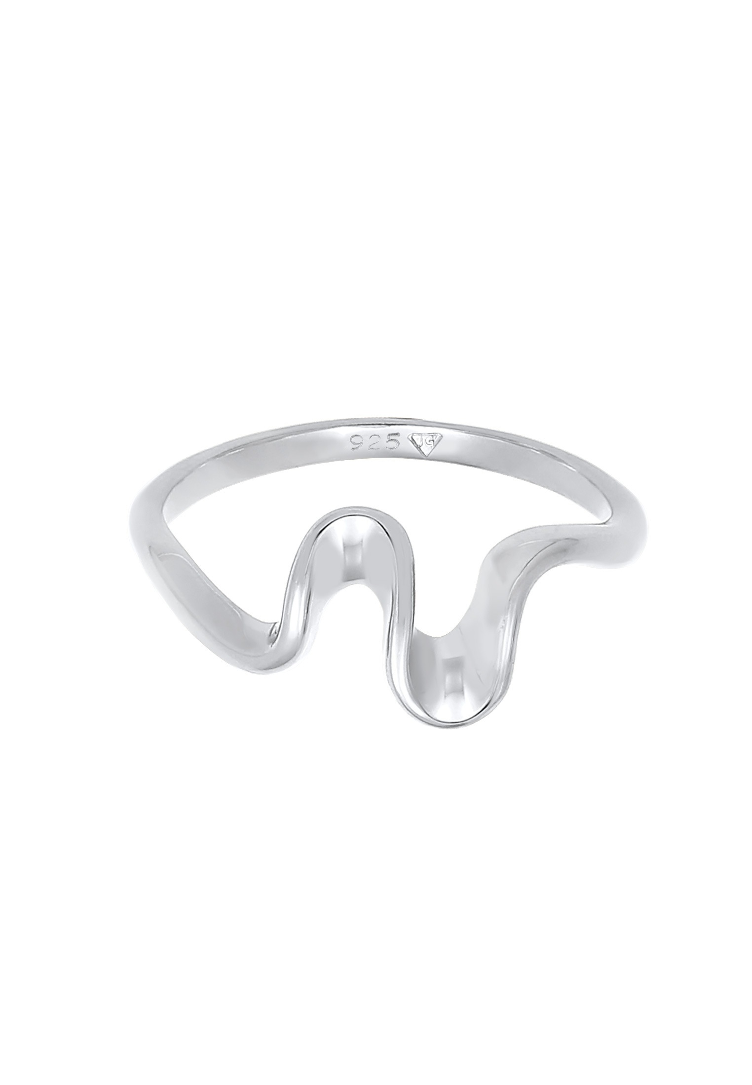 Elli Silberring »Ring Wellen Strand Meer Maritim Trend 925 Silber«