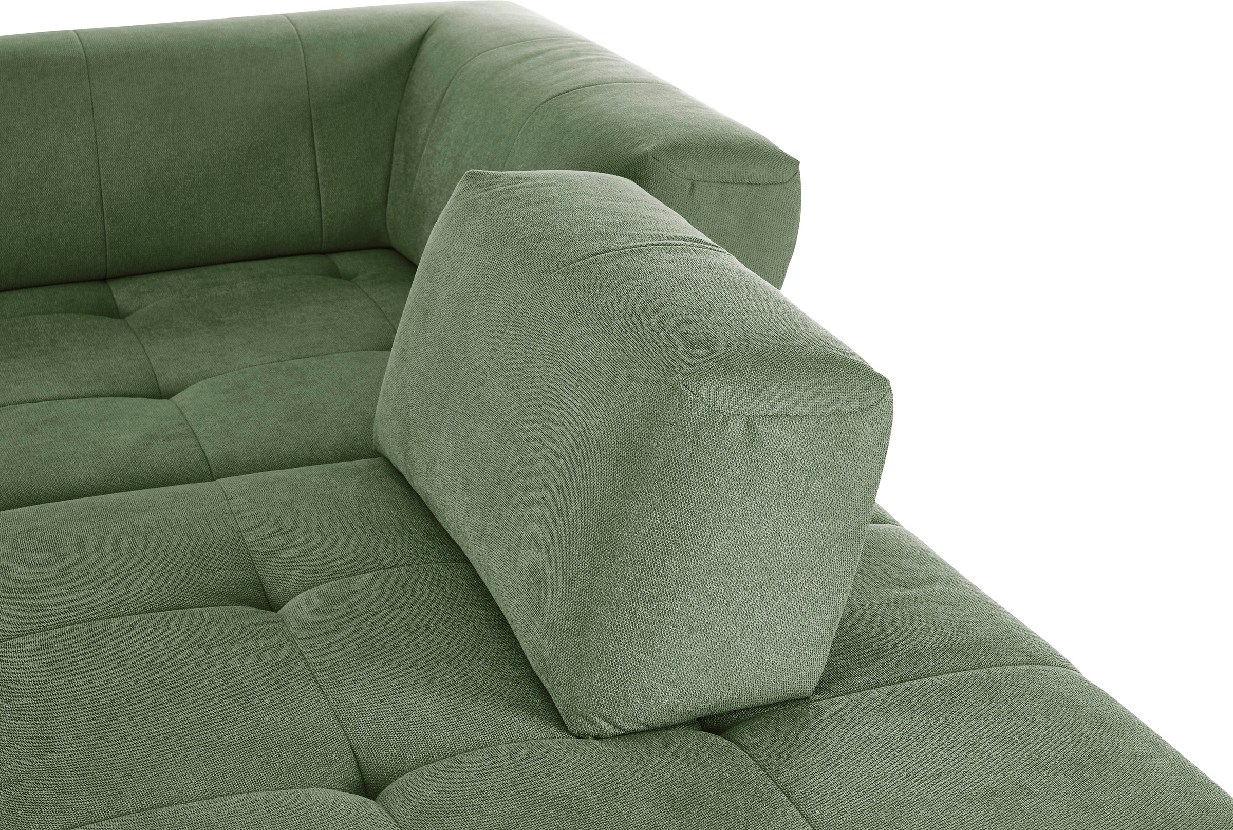 3C Candy Ecksofa »Yoshy Komfortsofa, bequem und modern, hochwertige Verarbeitungsdetails«, Zwei verschiedene Sitztiefen durch verstellbare Rückenlehne, L-Form