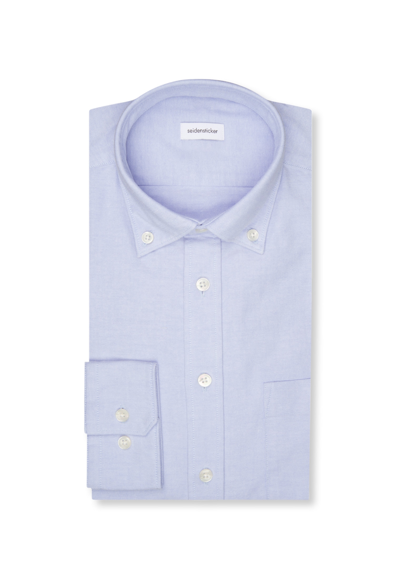 seidensticker Businesshemd Slim 1/1 Button-Down-Kragen Uni