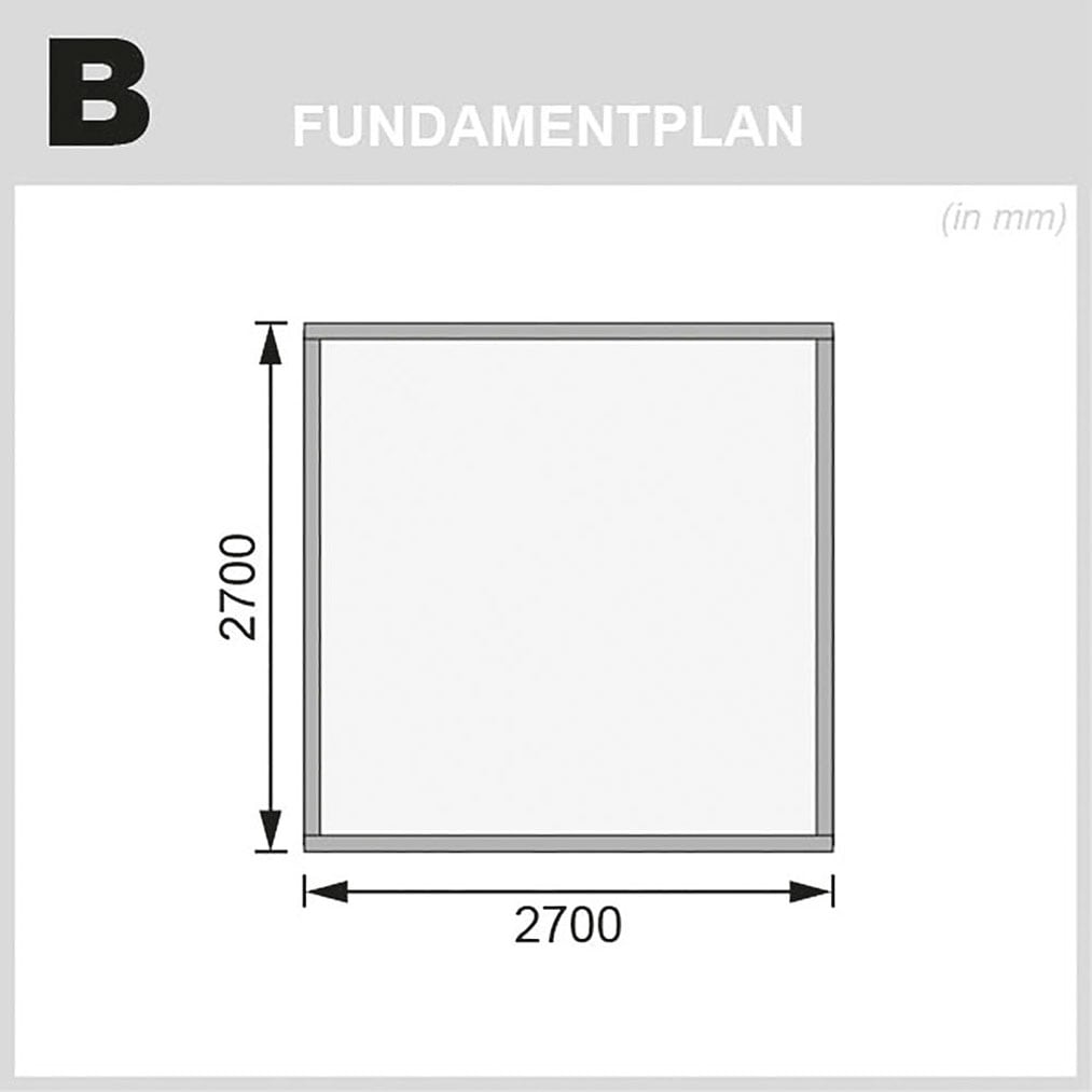 Karibu Gartenhaus »Talkau 6«