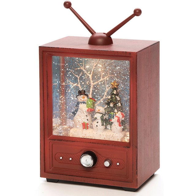 KONSTSMIDE LED Laterne »Fernseher mit 3 Schneemännern, Weihnachtsdeko«,  wassergefüllt, wählbare Energiefunktion, 1 warm weiße Diode bestellen bei  OTTO