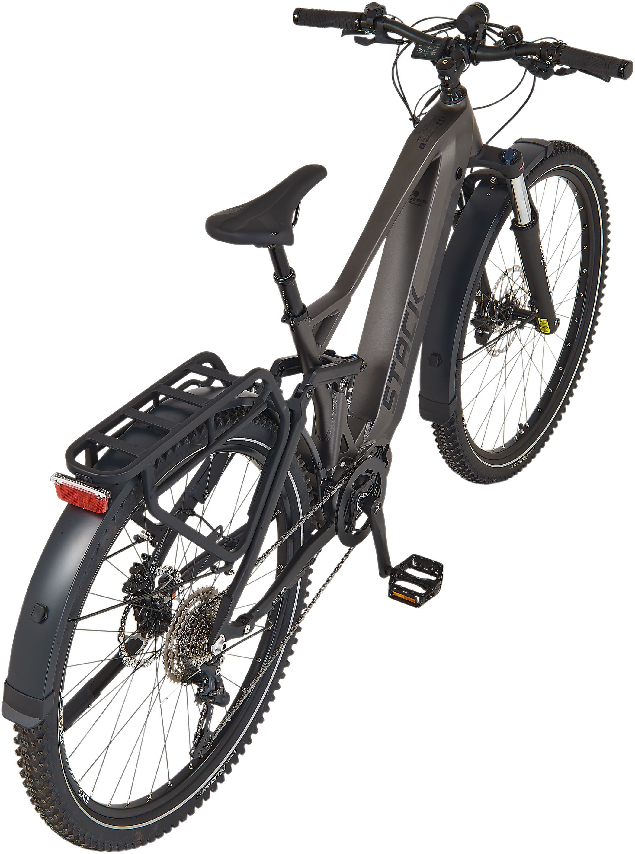 Prophete »Stack 5.8« 10 Gang Shimano Deore Schaltwerk Kettenschaltung Mittelmotor 250 W Pedelec, Elektrofahrrad für Herren