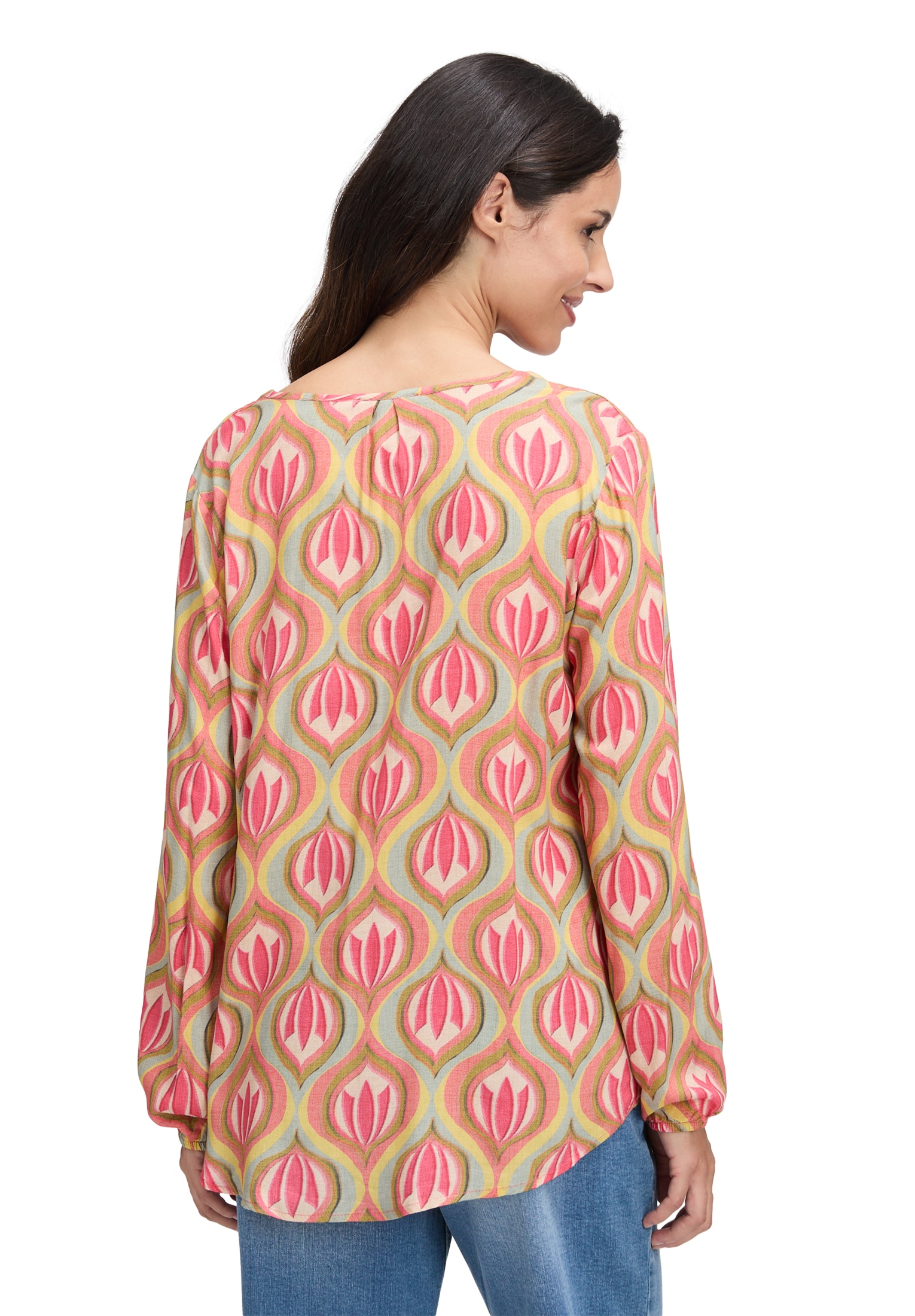 Cartoon Klassische Bluse »Casual-Bluse mit Muster«