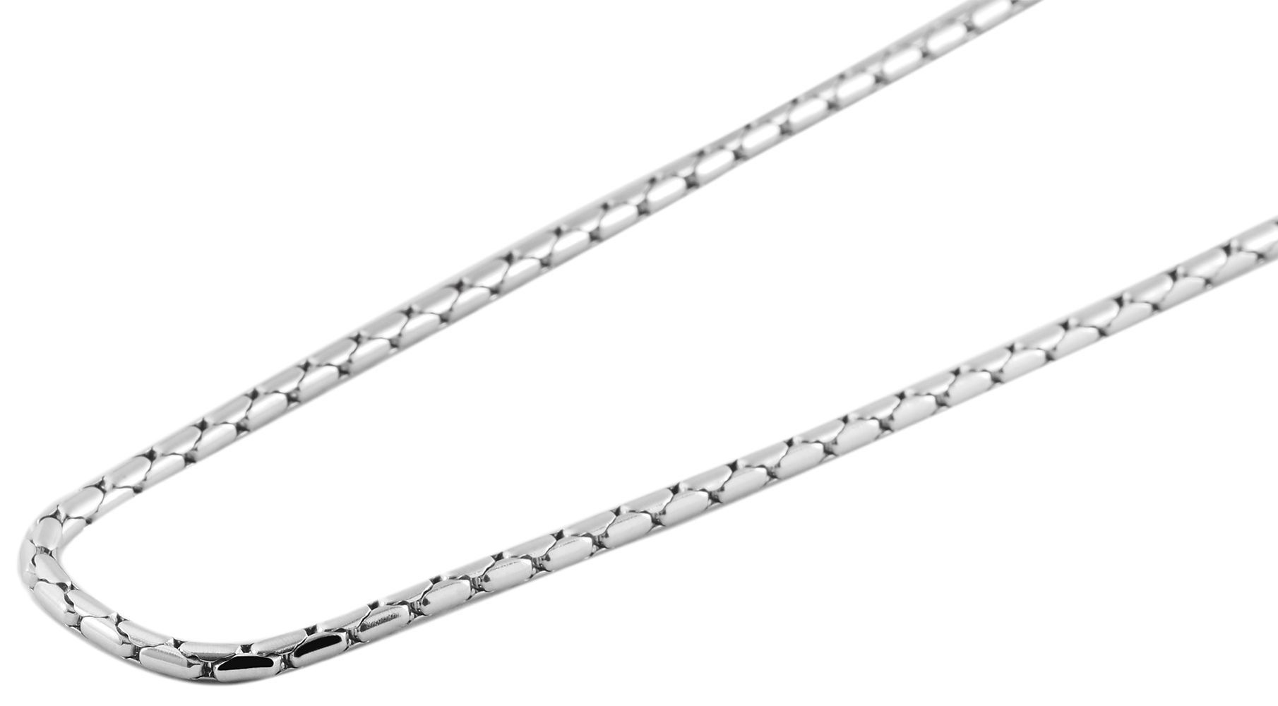 Adelia´s Schlangenkette »Damen Halskette ¿ Schlangenkette aus Edelstahl 80+5«