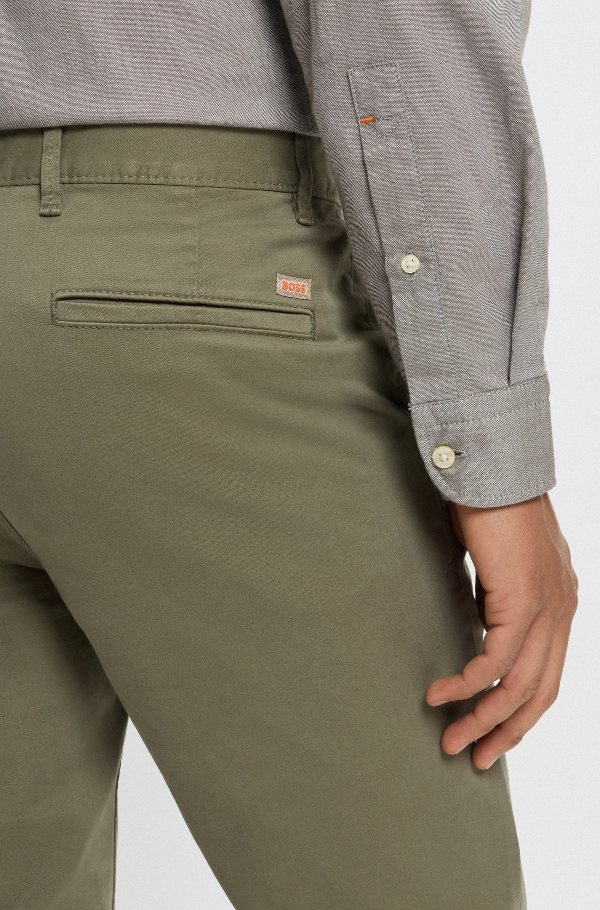 BOSS ORANGE Chinohose »slim«, mit Gesäßtaschen