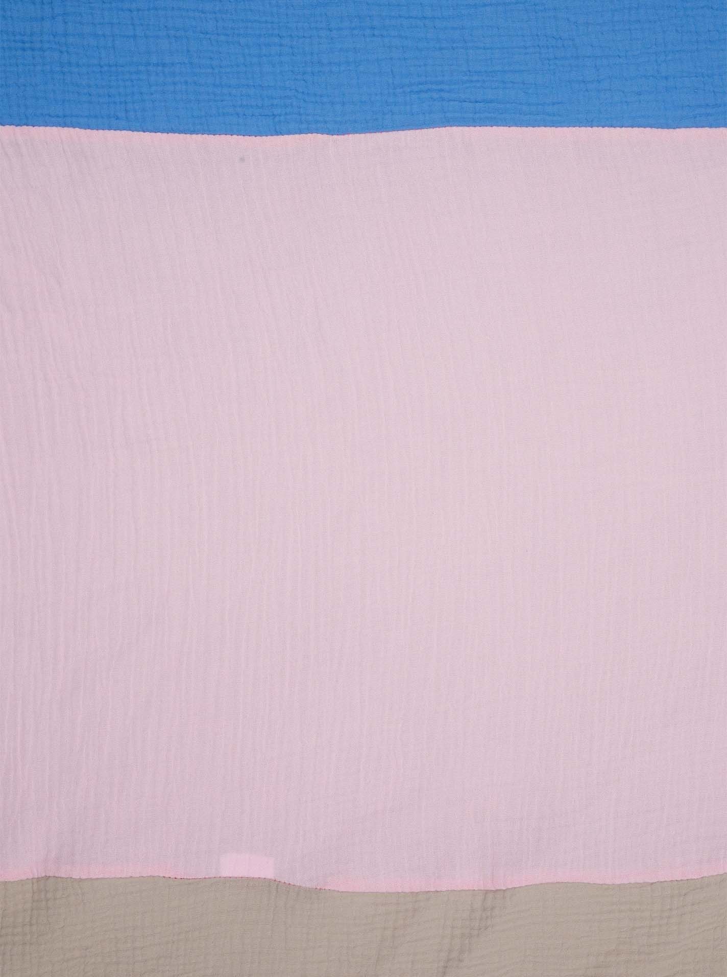 Zwillingsherz Dreieckstuch »Viereck "Blockstreifen"« farbenfroh, Colour Block, angenehmes Tragegefühl