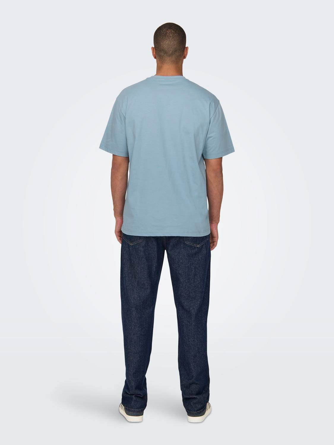 ONLY & SONS Rundhalsshirt »ONSFRED RLX SS TEE«