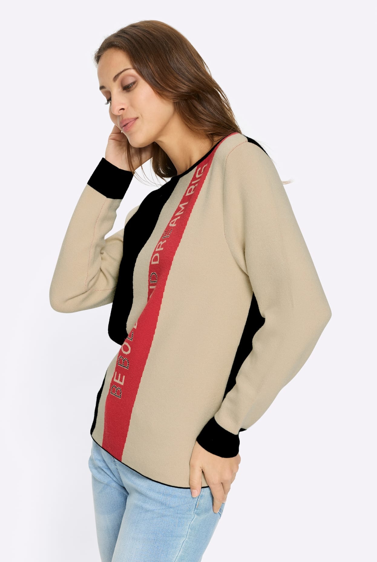 Inspirationen Strickpullover »Langarm-Pullover«