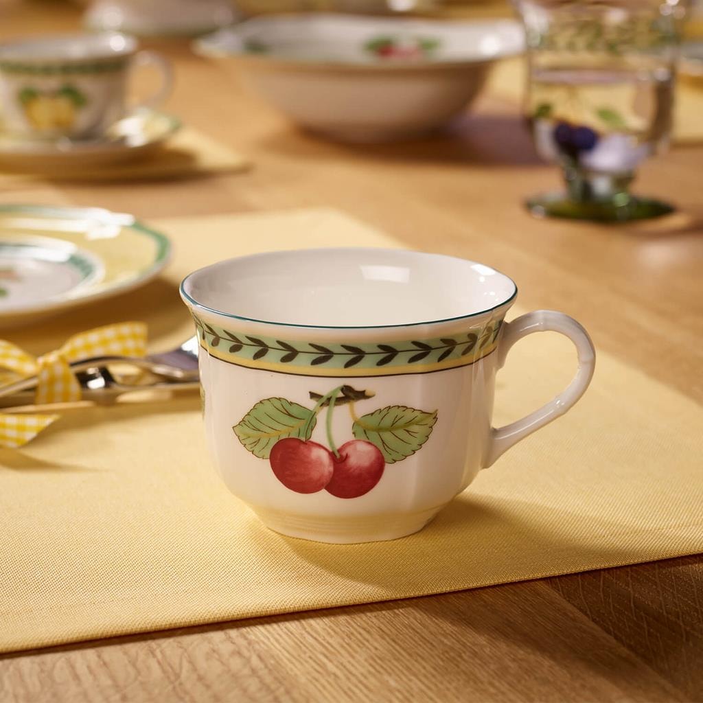 Villeroy & Boch Tasse »Cappuccinotassen French Garden Fleurence 260 ml 6er Set bunt« Spülmaschinenfest, Mikrowellensicher