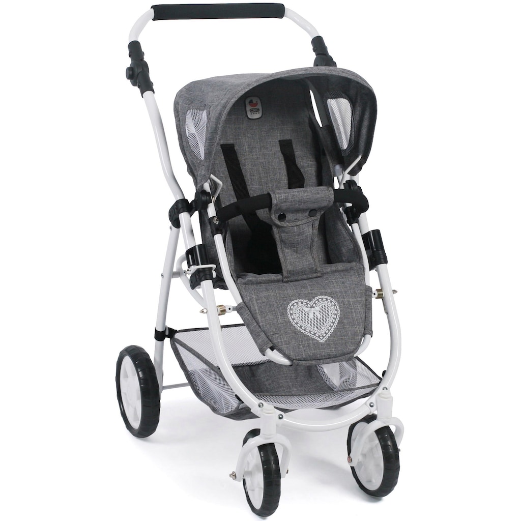 CHIC2000 Kombi-Puppenwagen »Emotion All In 3in1, Jeans Grey«