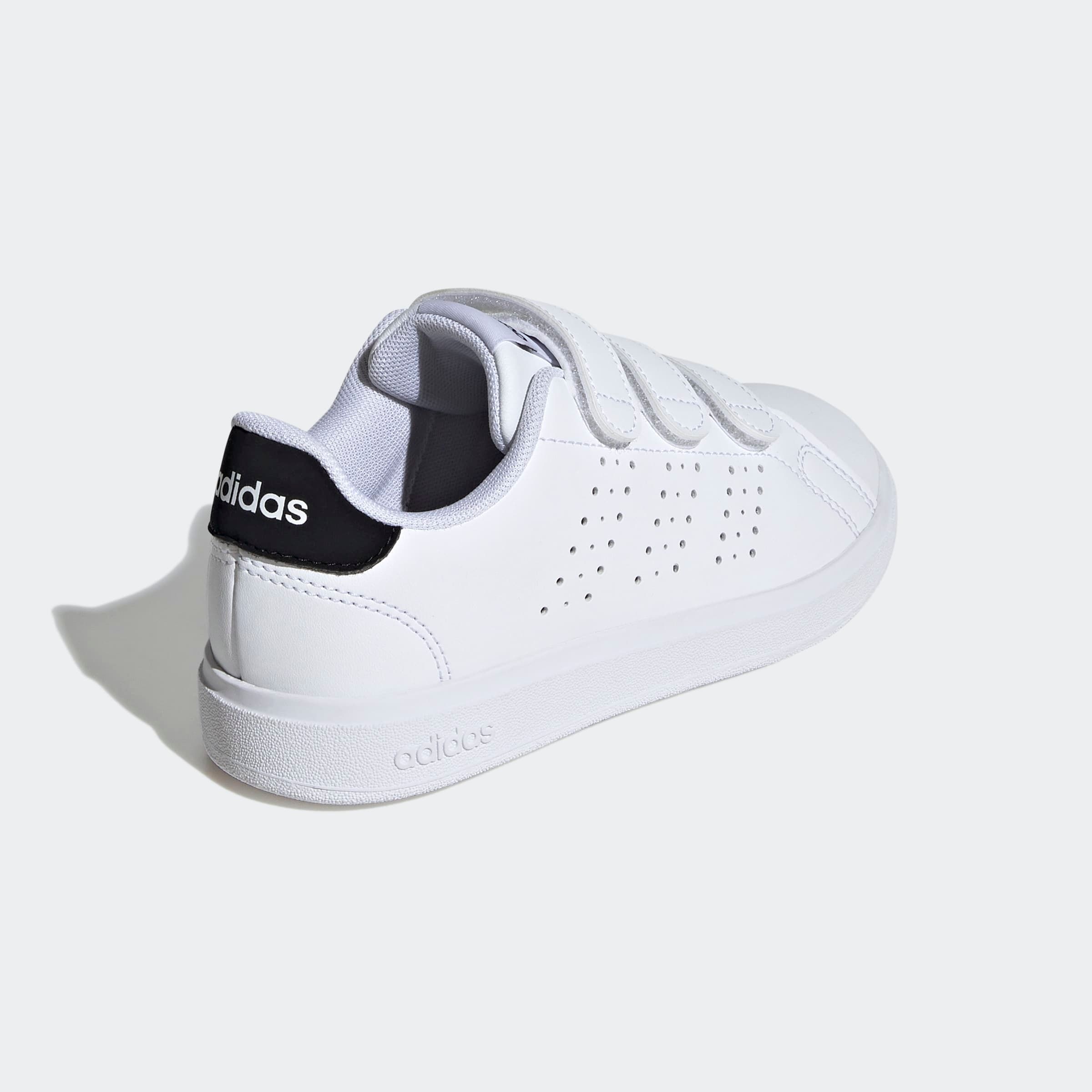 adidas Sportswear Klettschuh »ADVANTAGE BASE 2.0 KIDS«, Design auf den Spuren des adidas Stan Smith