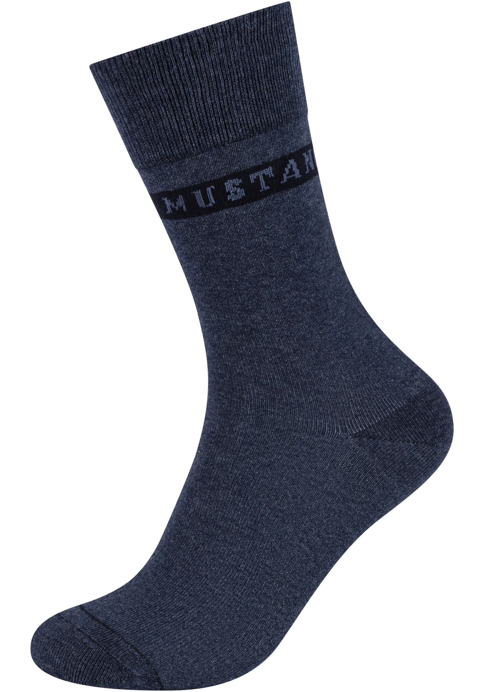 MUSTANG Socken »casual«, (6er Pack), mit Weicher und elastischer Komfortbund