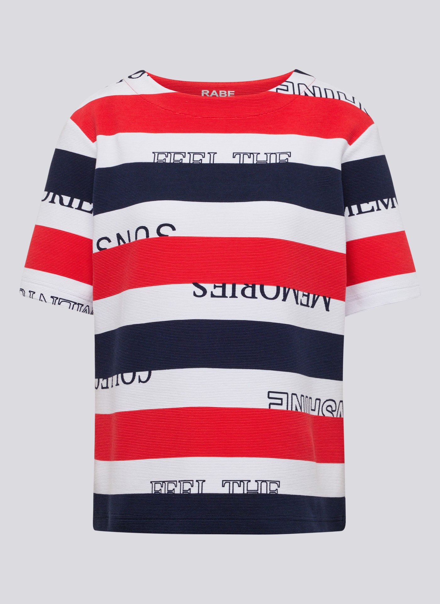 Rabe Rundhalsshirt, im Colorblocking-Design