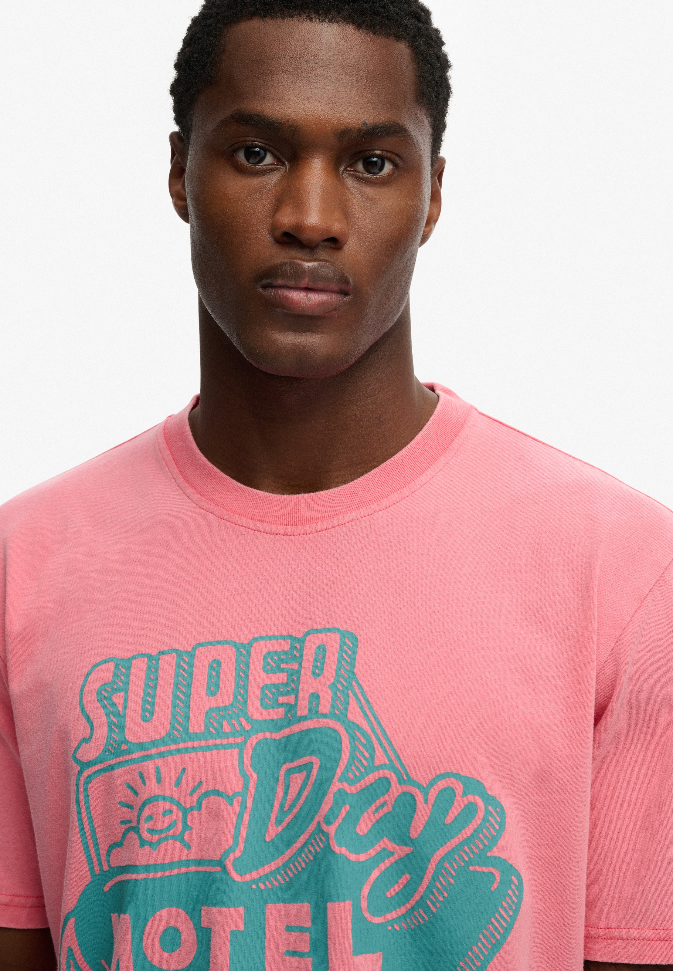 Superdry Rundhalsshirt »ROADSIDE TRADE LOOSE TEE«