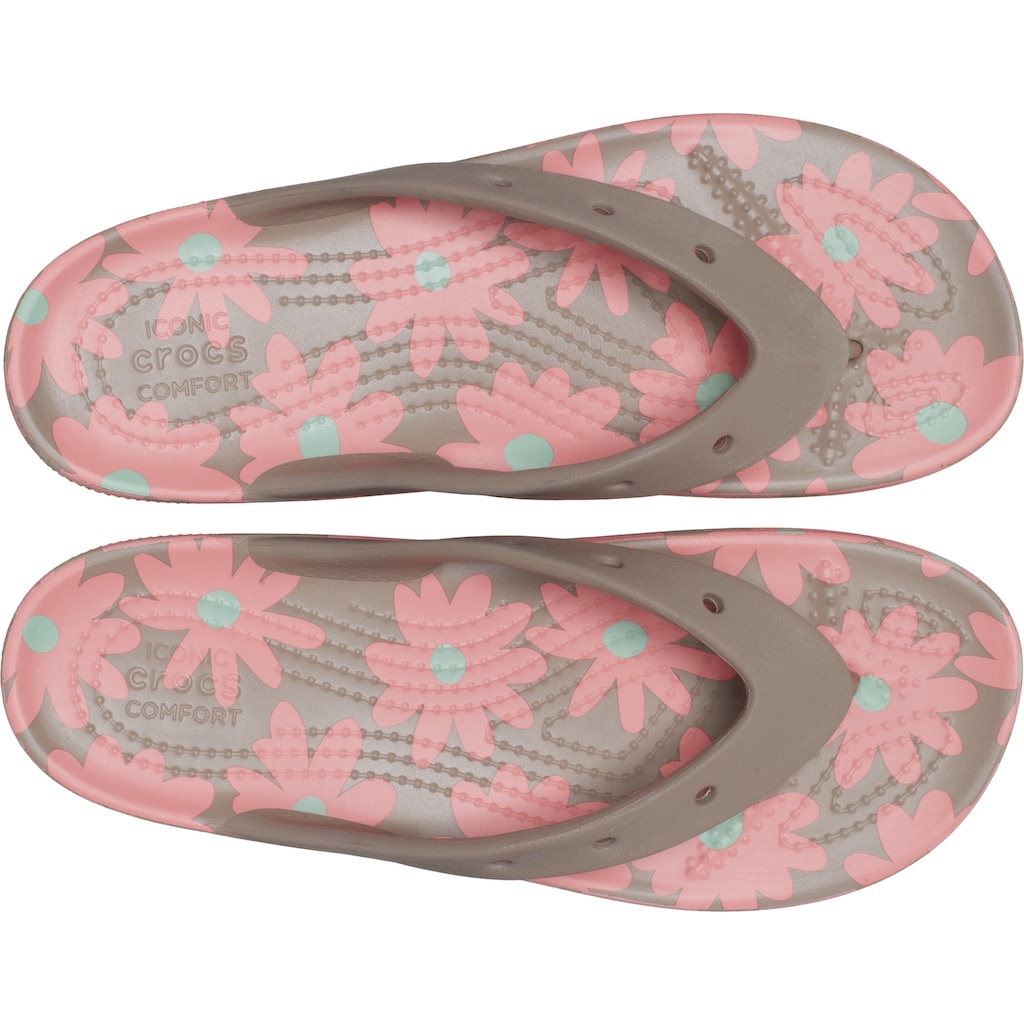 Crocs Zehentrenner »Classic Platform Retro Resort«, mit Plateausohle