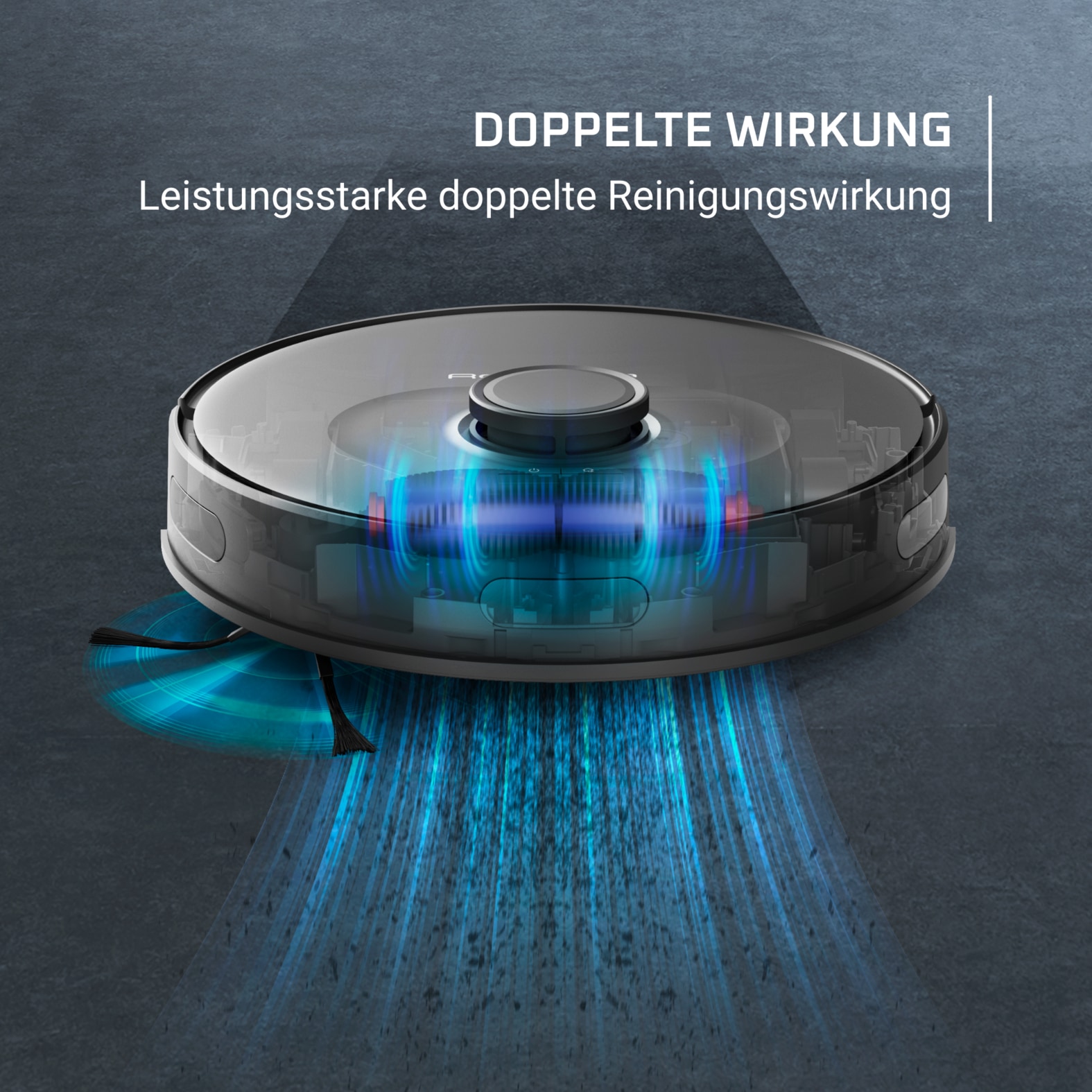 Rowenta Nass-Trocken-Saugroboter »X-Plorer 75S Neo, mit Wischfunktion, 2700 Pa Saugleistung«, präzise Lasernavigation, Sprach-Assistent, lange Akku-Laufzeit, RR85E1