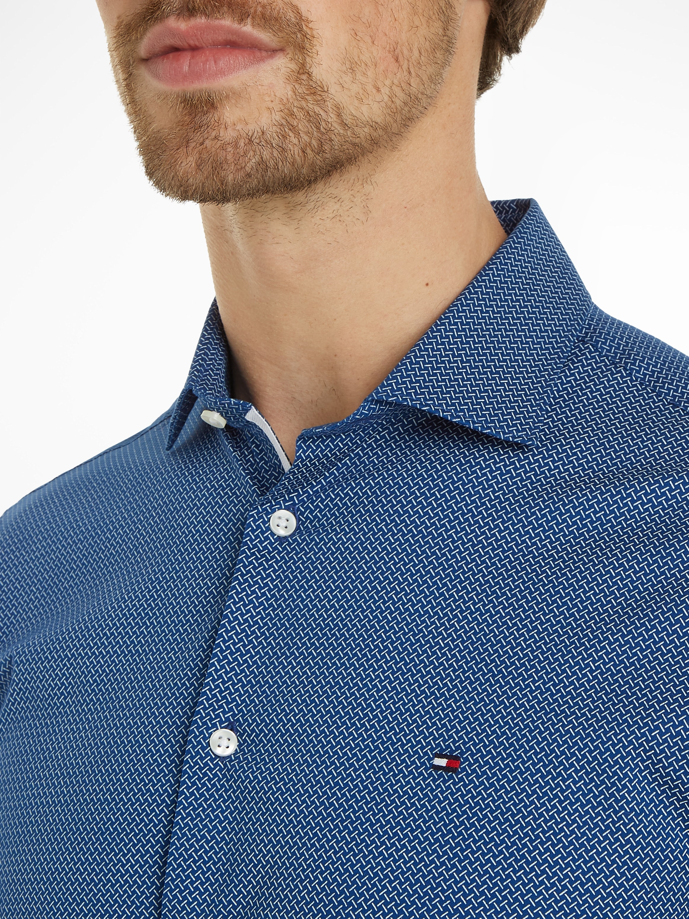 Tommy Hilfiger Businesshemd »CL STRETCH MICRO PRINT SF SHIRT«