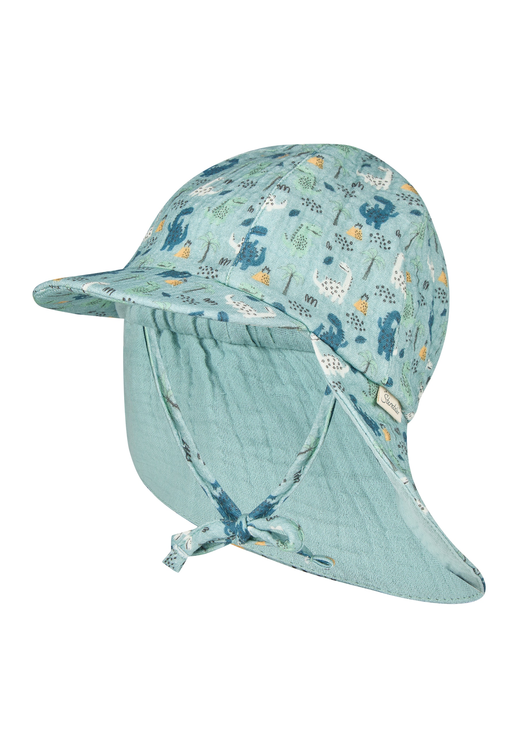 Sterntaler® Sonnenhut »Schirmmütze mit Nackenschutz Dinos«