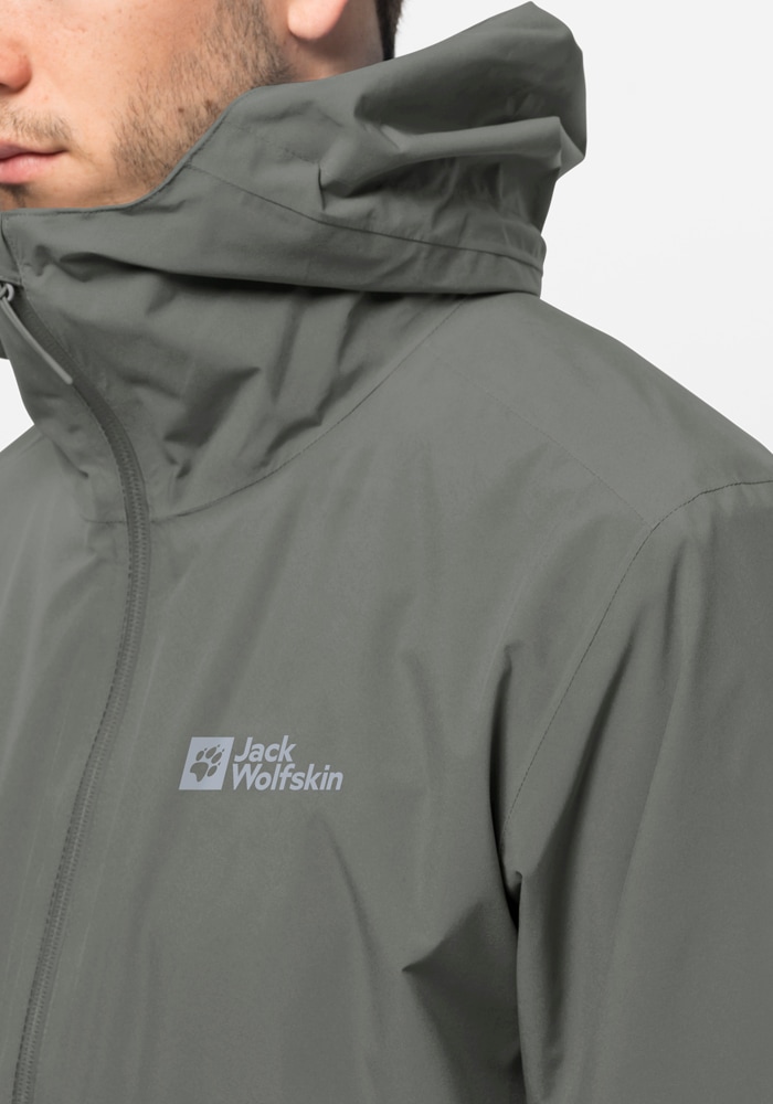 Jack Wolfskin Outdoorjacke »PACK & GO SHELL M«, mit Kapuze