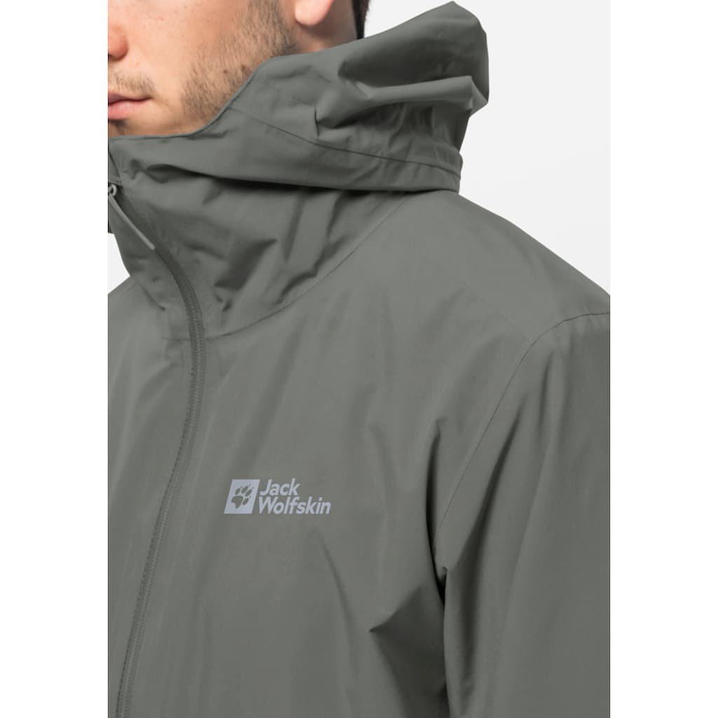 Jack Wolfskin Outdoorjacke »PACK & GO SHELL M«, mit Kapuze