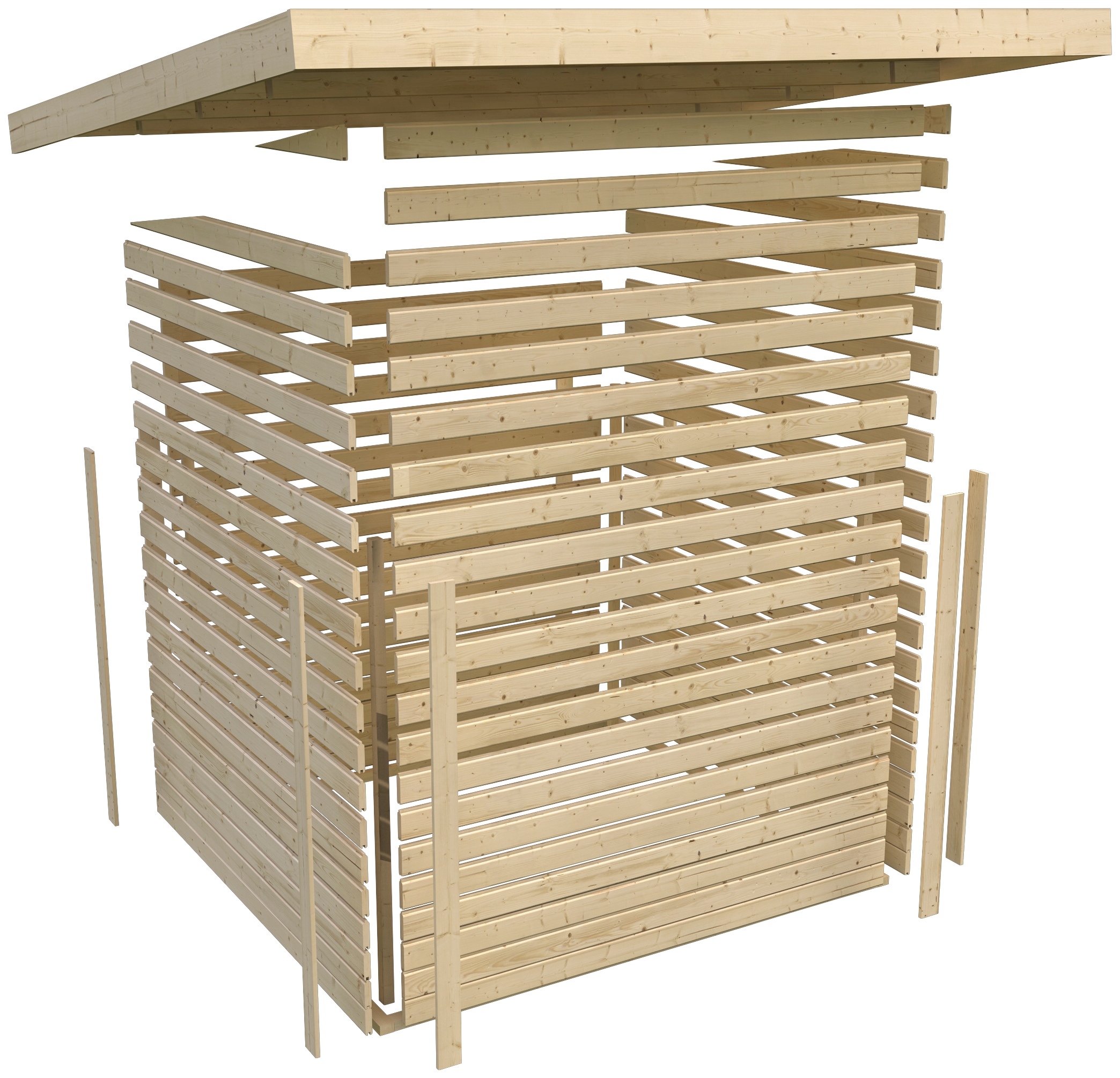 Karibu Gartenhaus »Nordsee 6«