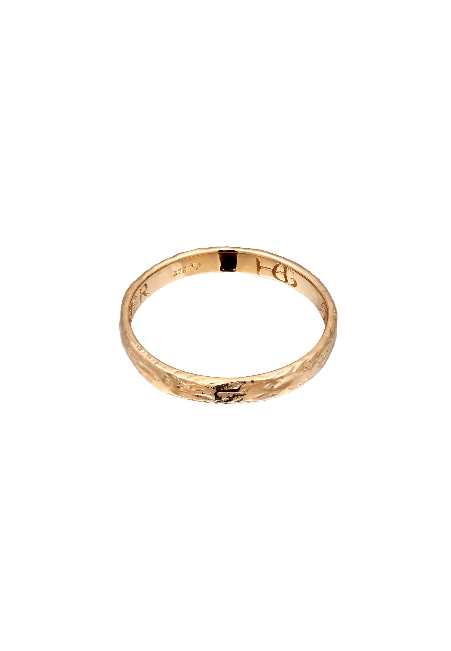 HAZE & GLORY Silberring »Ring Herrenring Sun Cheaser 375 Gelbgold«