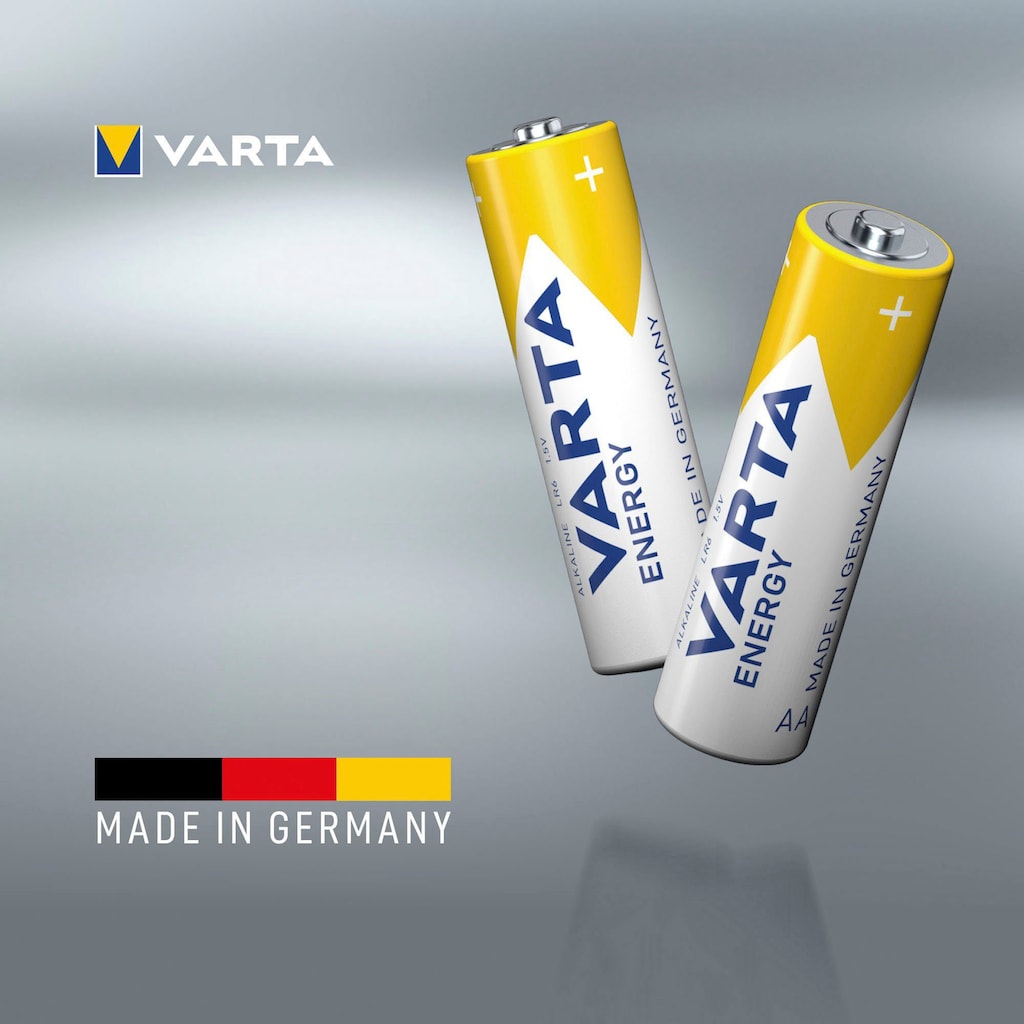 VARTA Batterie »30er Pack Energy AA Mignon LR6 Alkaline - Made in Germany«, LR06, (30 St.)