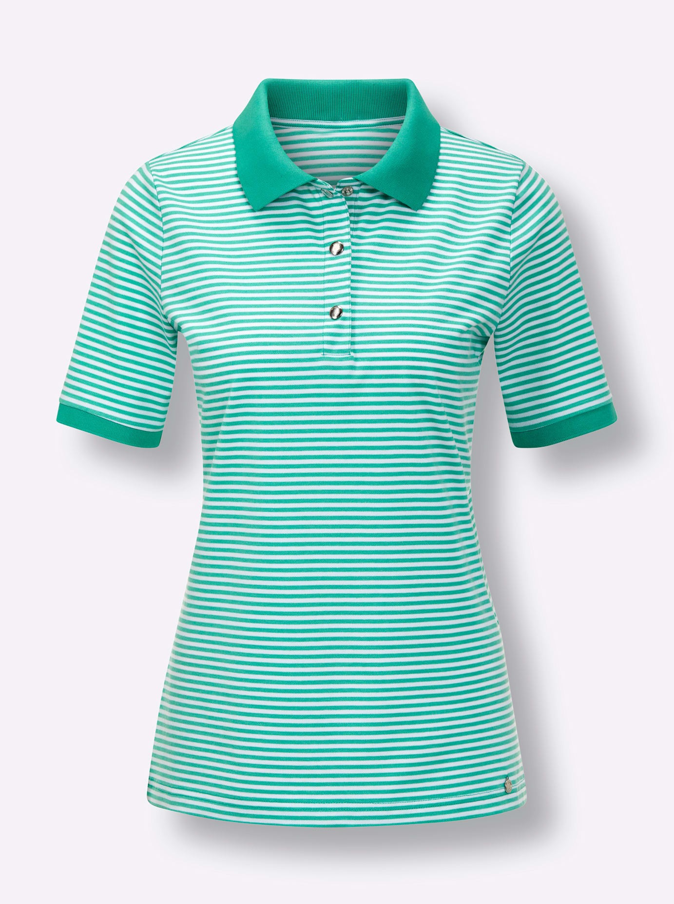 CREATION L PREMIUM Poloshirt »Lyocell-Baumwoll-Shirt«, (1 tlg.)