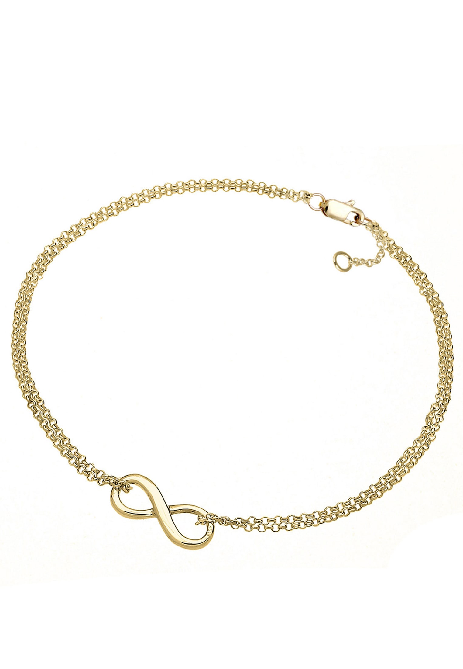Elli Premium Armkette »Armband Infinity 375 Gelbgold«