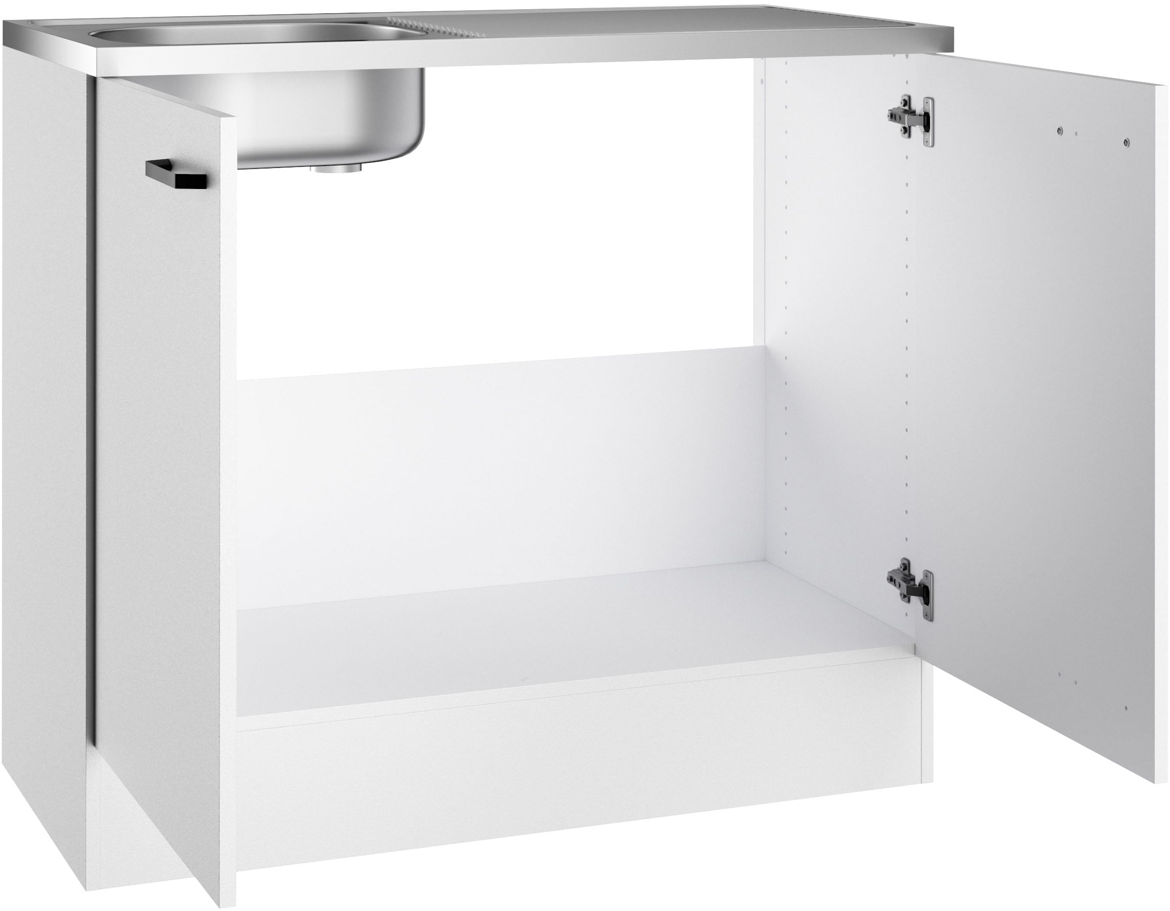 OPTIFIT Spülenschrank »OPTImulti« Breite 100 cm, Tiefe 50 cm, mit Spülenauflage