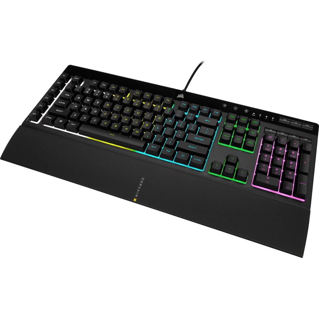 Corsair Gaming-Tastatur »K55 RGB PRO«, (Ziffernblock-USB-Anschluss-Fn-Tasten)