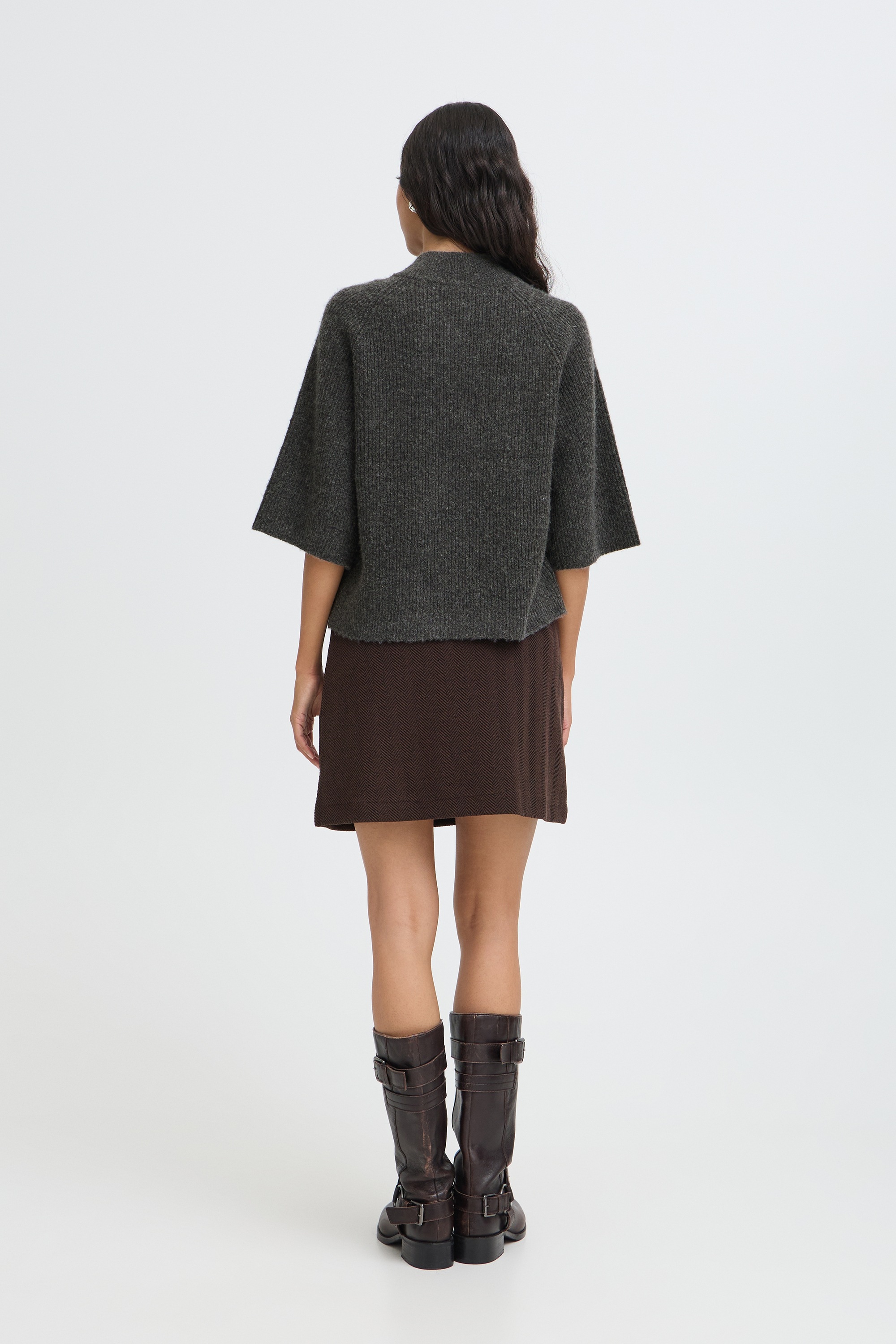 b.young Strickjacke »Damen Halblange Ärmel BYOTAJA«