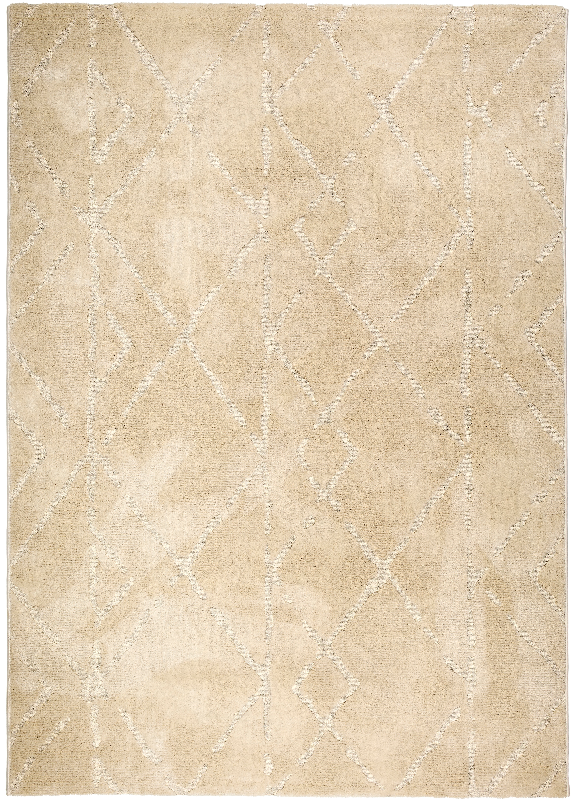 ASTRA Teppich »Lou 252« rechteckig 10 mm Höhe Hoch Tief Struktur, Kurzflor, Wohnzimmer, Schlafzimmer