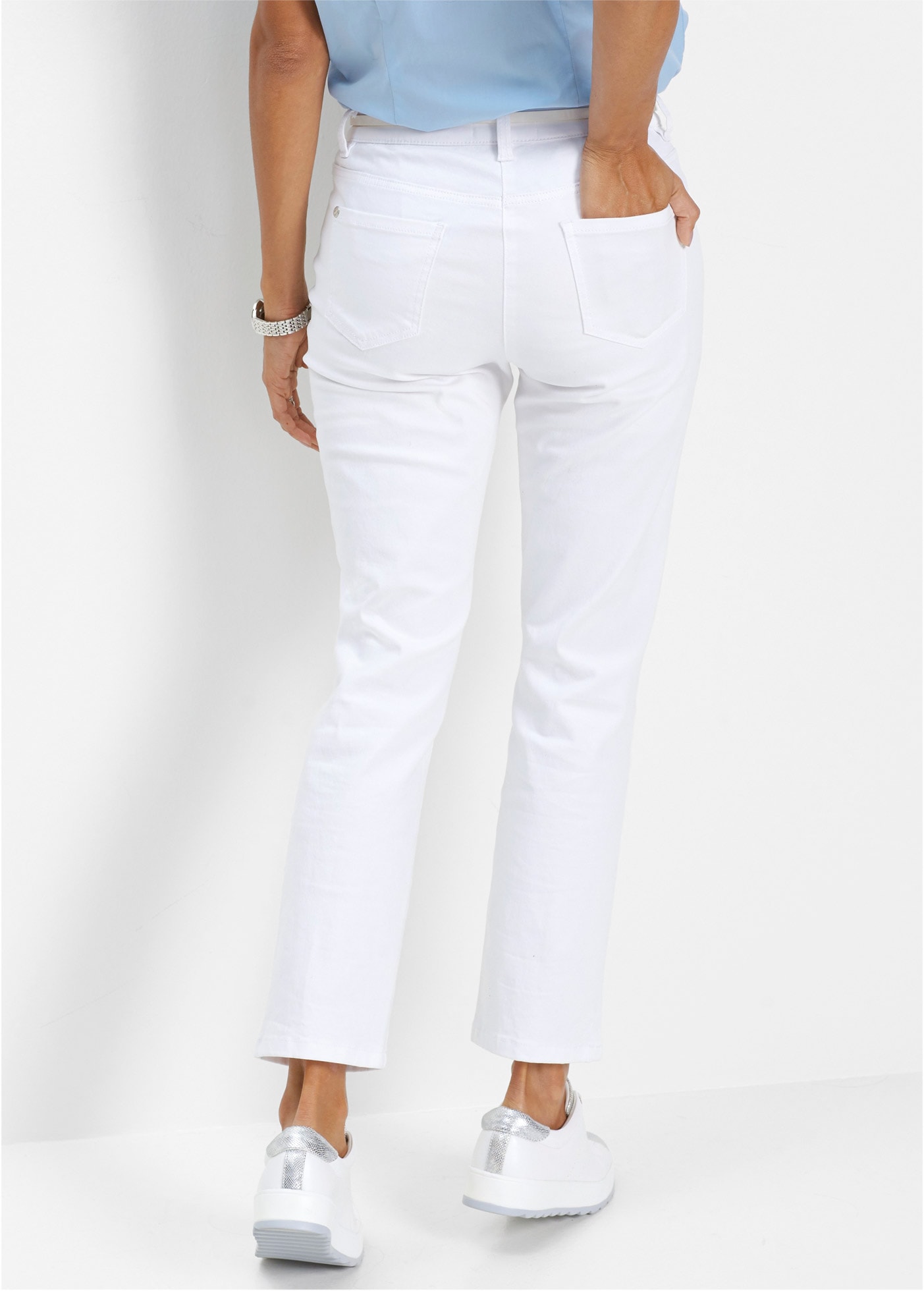 bonprix Stretch-Hose  7/8-Länge, schmale Passform, aus überwiegend Baumwolle