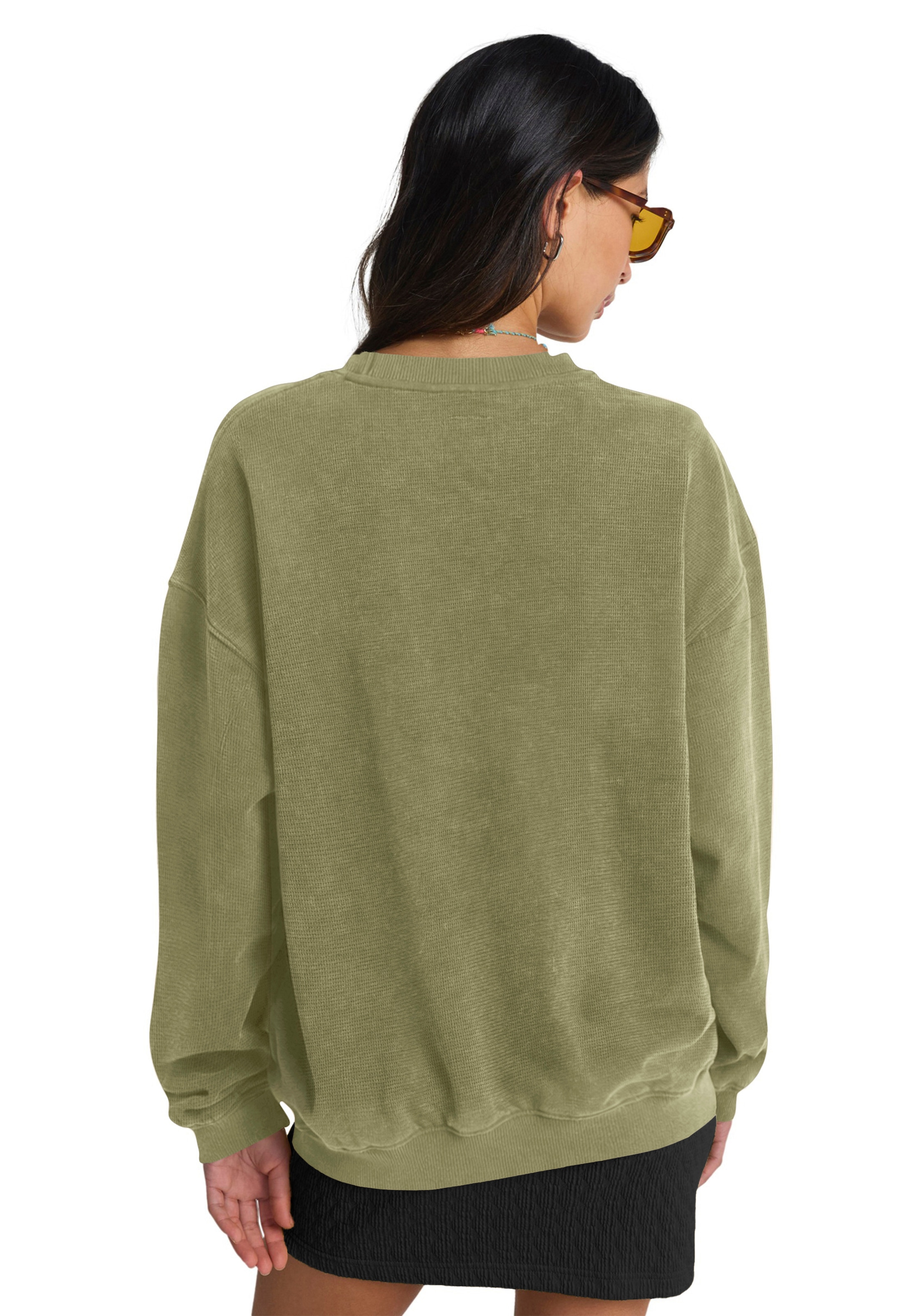 Roxy Sweatshirt »EAST SIDE MIDWEIGHT LS«, Langarm-Design, mit Rundhalsausschnitt, aus angerauter Sweatware
