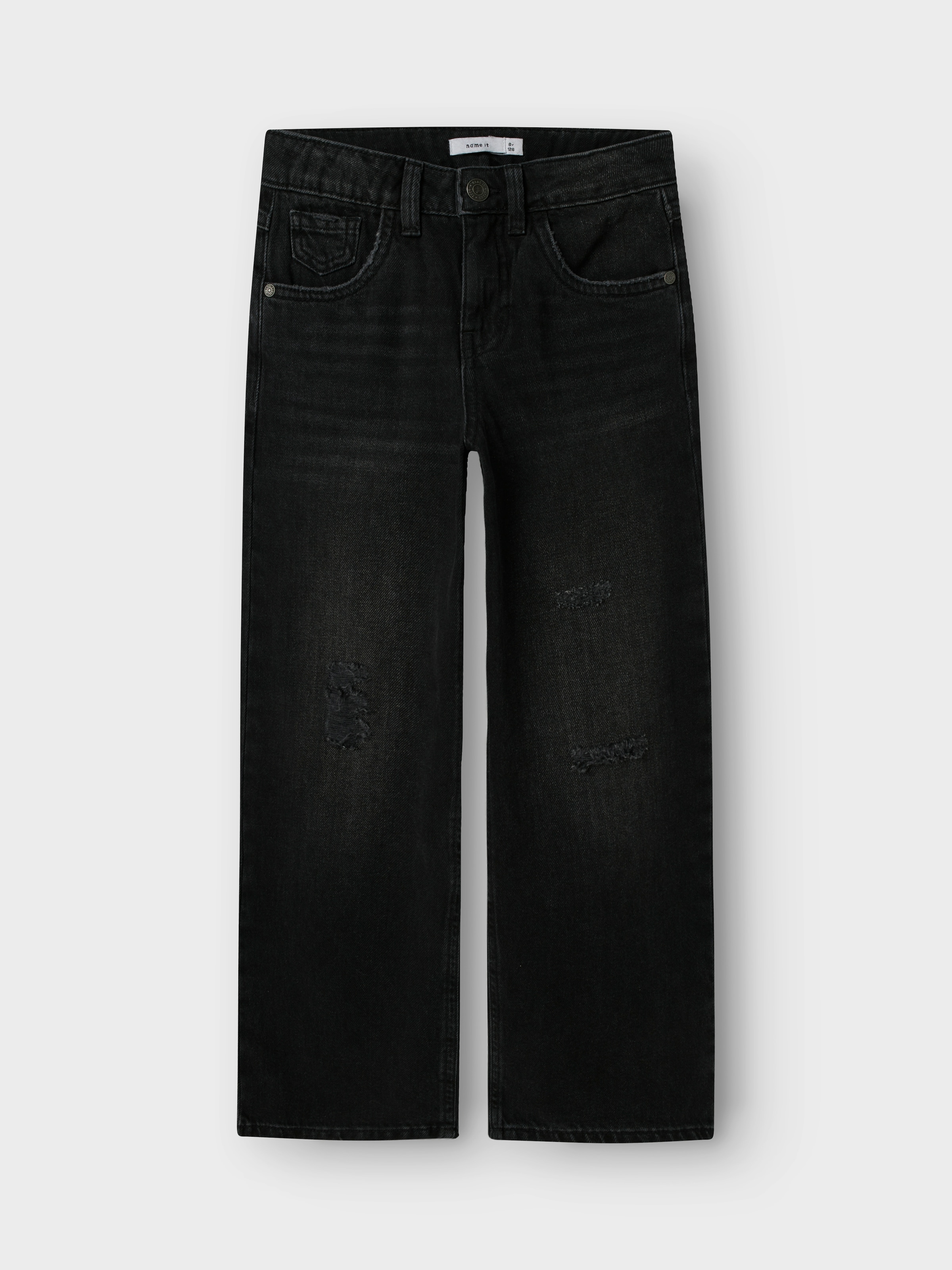 Name It 5-Pocket-Jeans »NKFROSE HW WIDE JEANS 141«, mit Destroyed Effekt