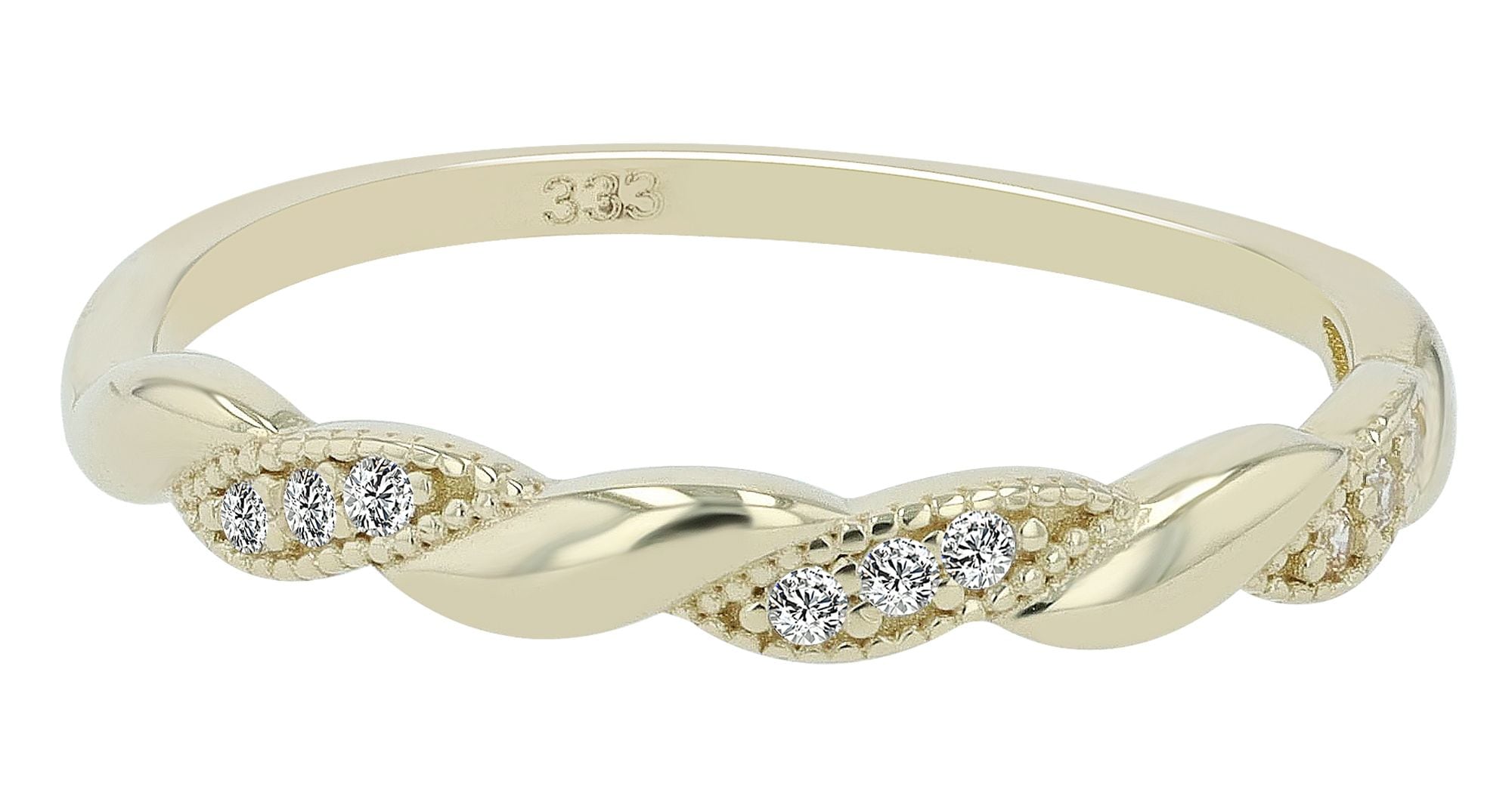 Adelia´s Fingerring »Damen Ring aus 333 Gold mit Zirkonia«
