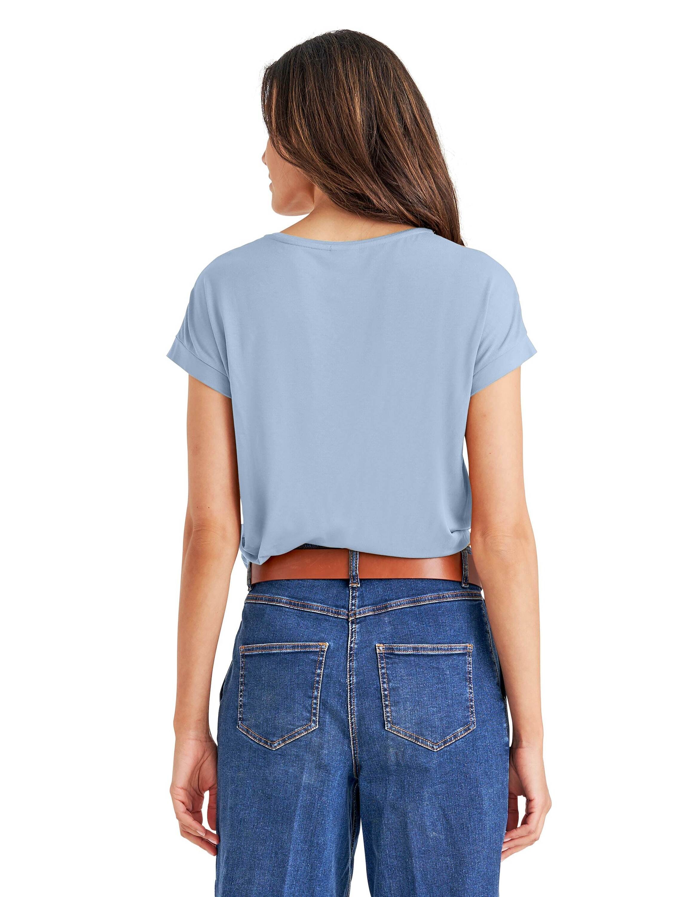 MADELEINE Kurzarmshirt »Shirt Shirt mit Rundhals-Ausschnitt«