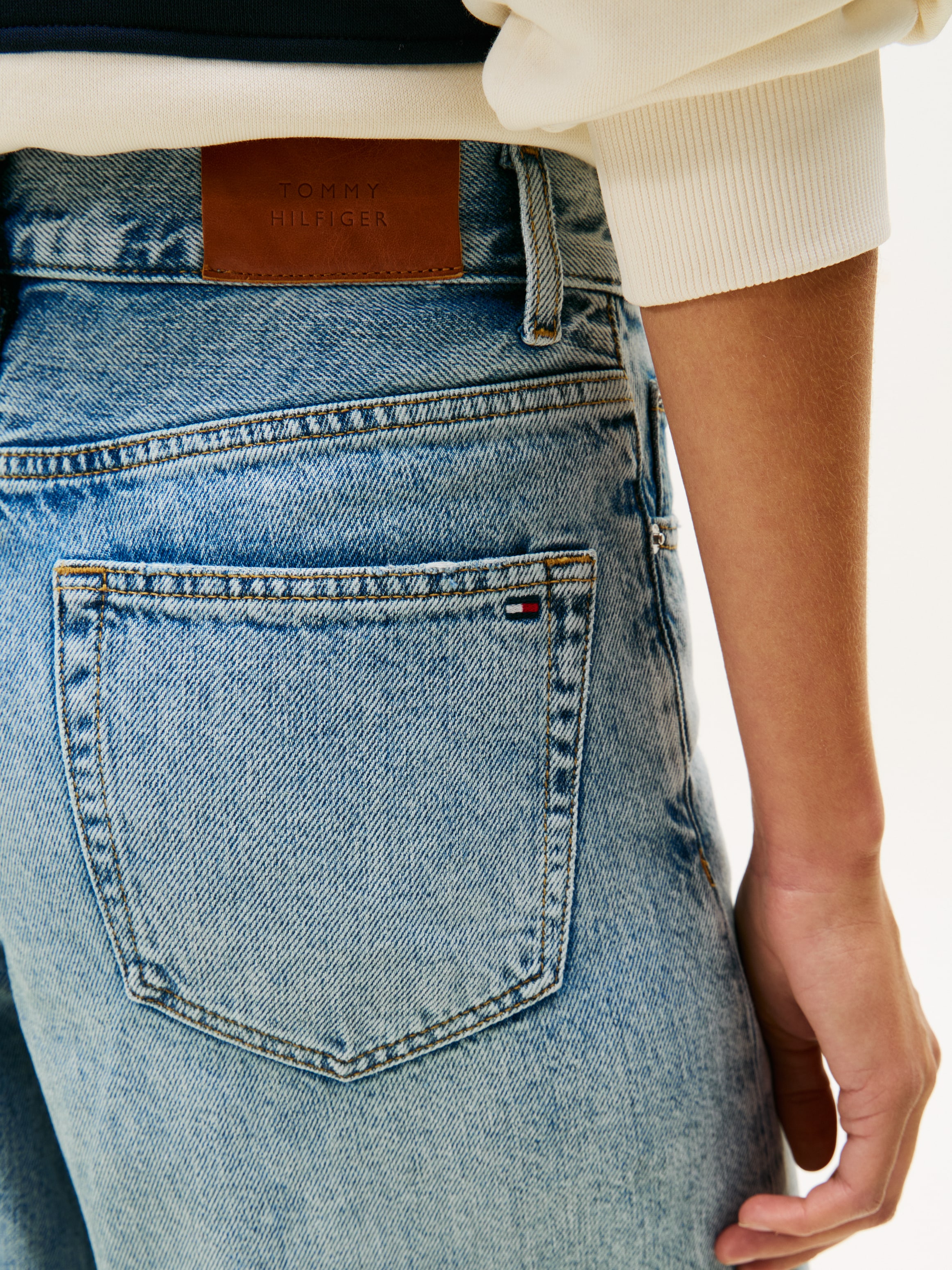 Tommy Hilfiger High-waist-Jeans »DNM 70's WIDE LEG HW«