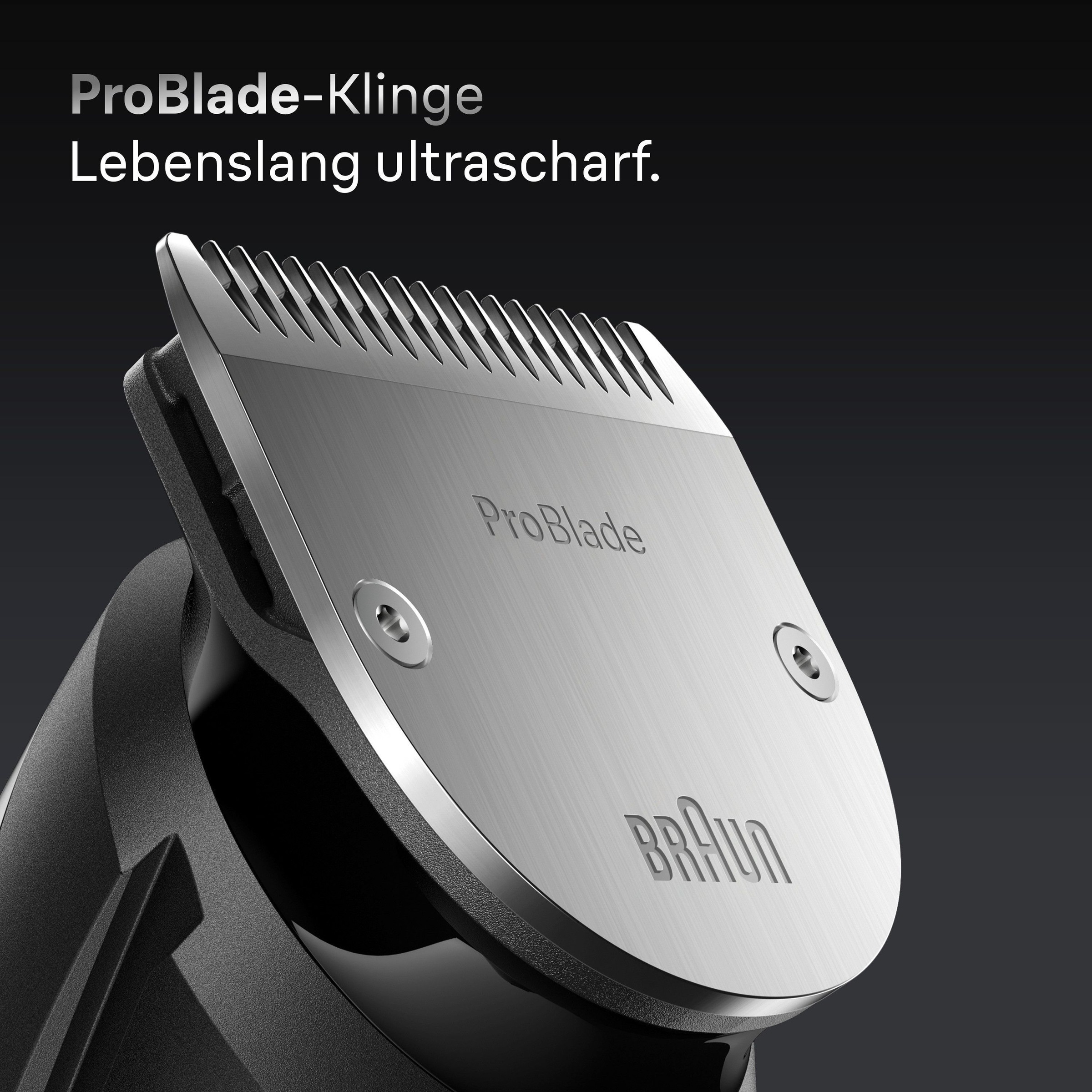 Braun Haarschneider »Barttrimmer BT7520« bis zu 120 Min Akkulaufzeit, 40 Längeneinstellungen, wasserdicht