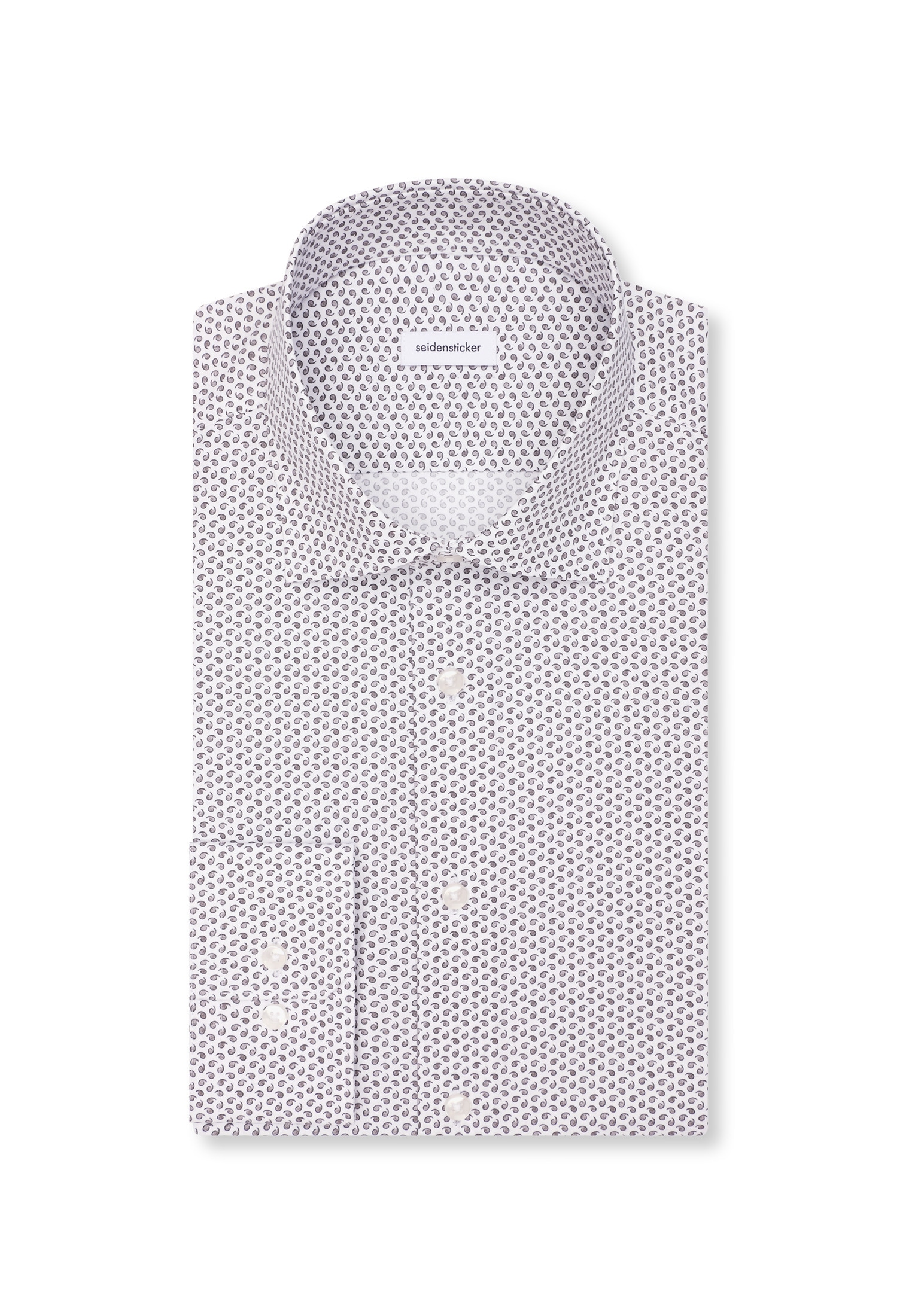 seidensticker Businesshemd »Schwarze Rose« Slim 1/1 Kentkragen Druck