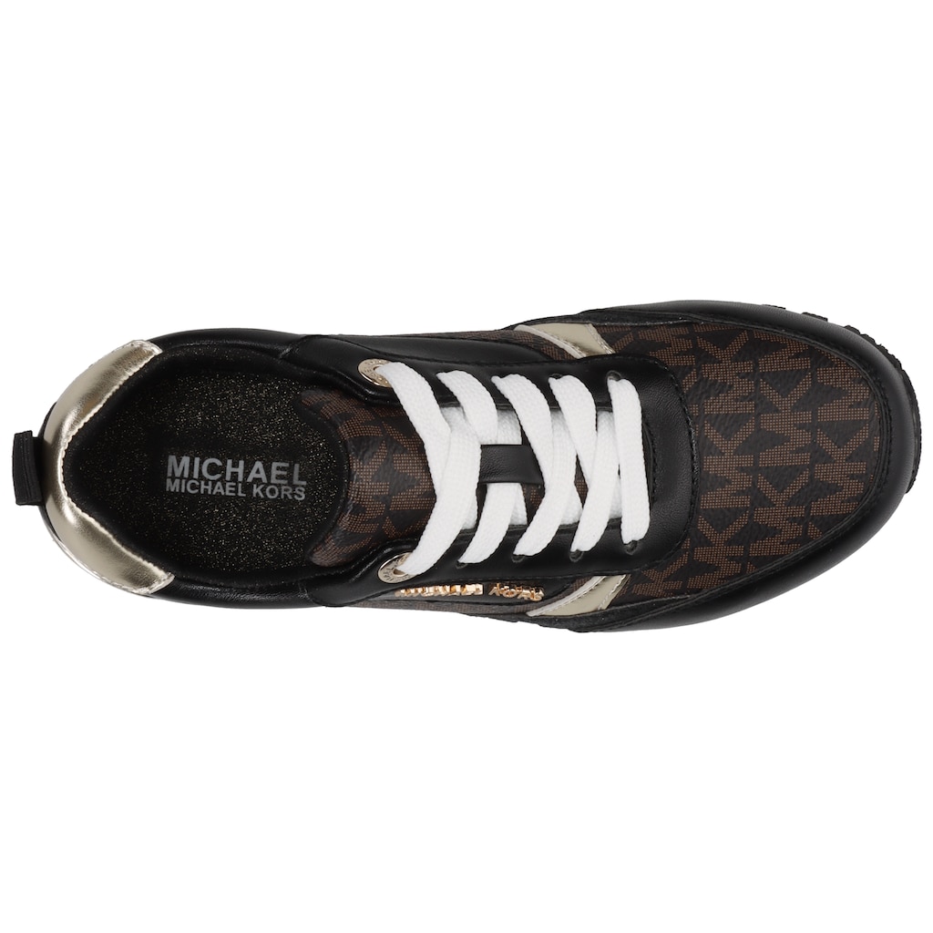 MICHAEL KORS KIDS Sneaker »BILLIE DORIAN«, mit goldfarbenen Details, Freizeitschuh, Halbschuh, Schnürschuh